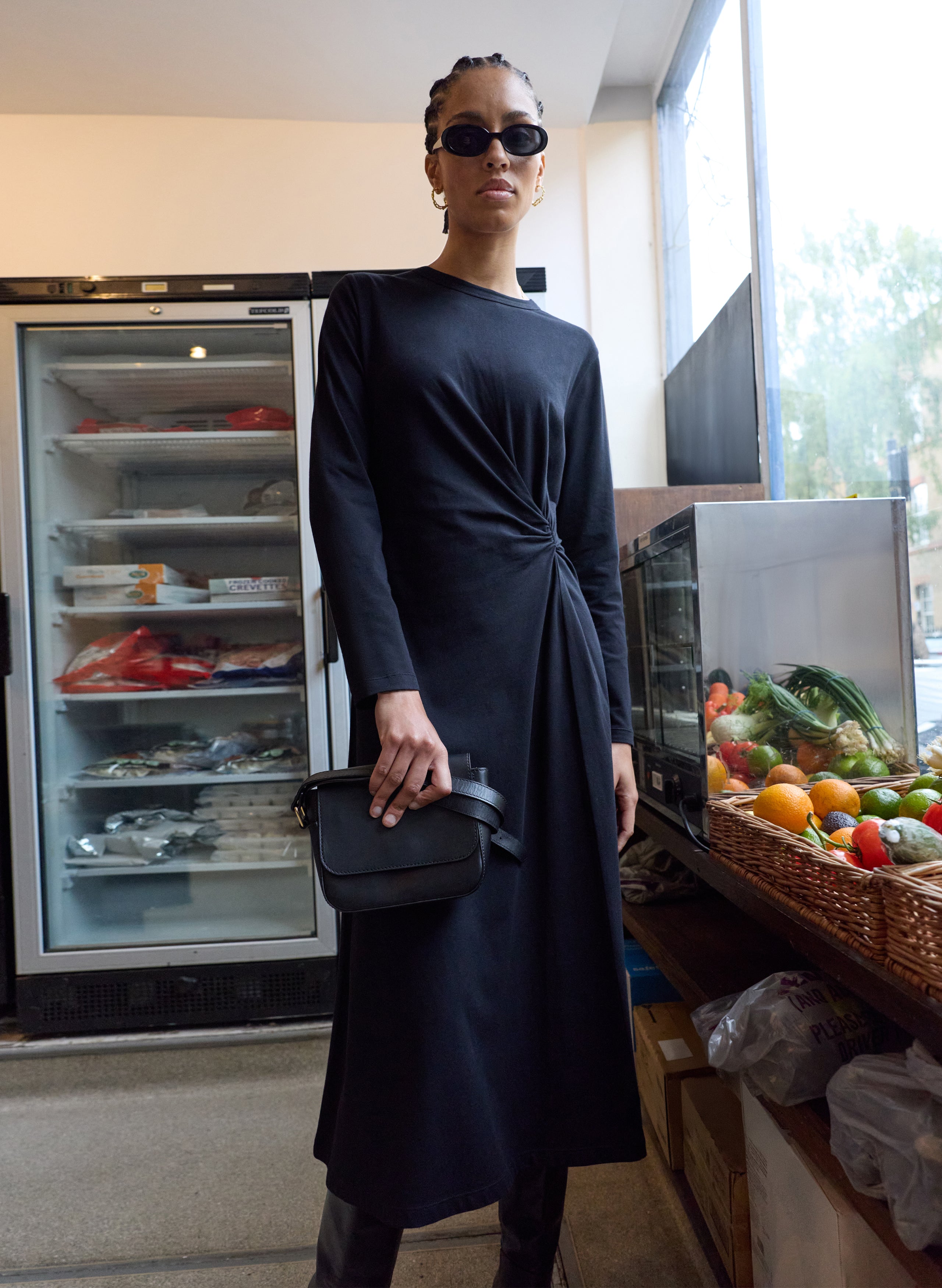 Ana Twist Front Dress