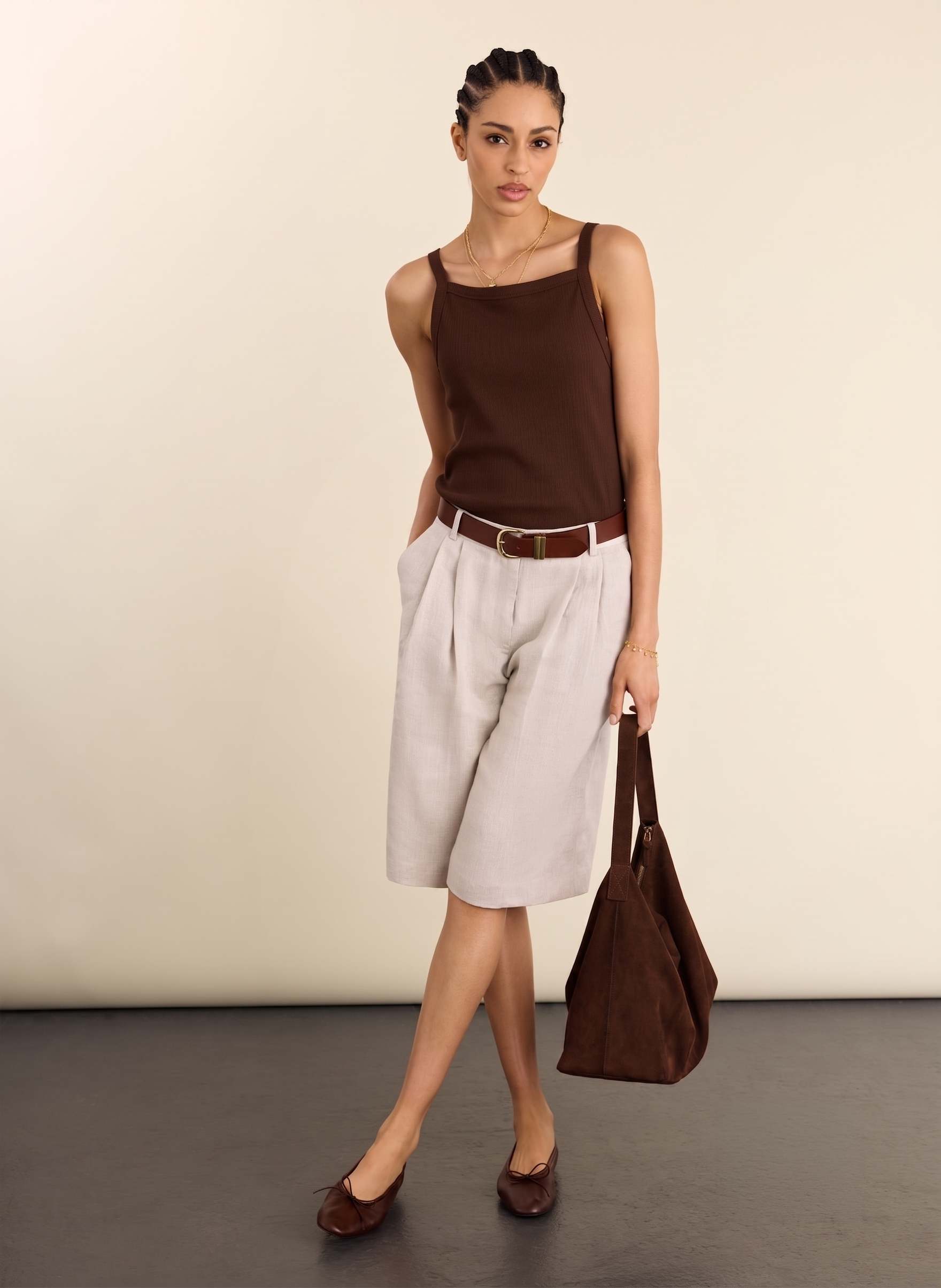 Lynette Suede Tote Bag 