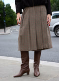 Vicky Pleated Wrap Skirt