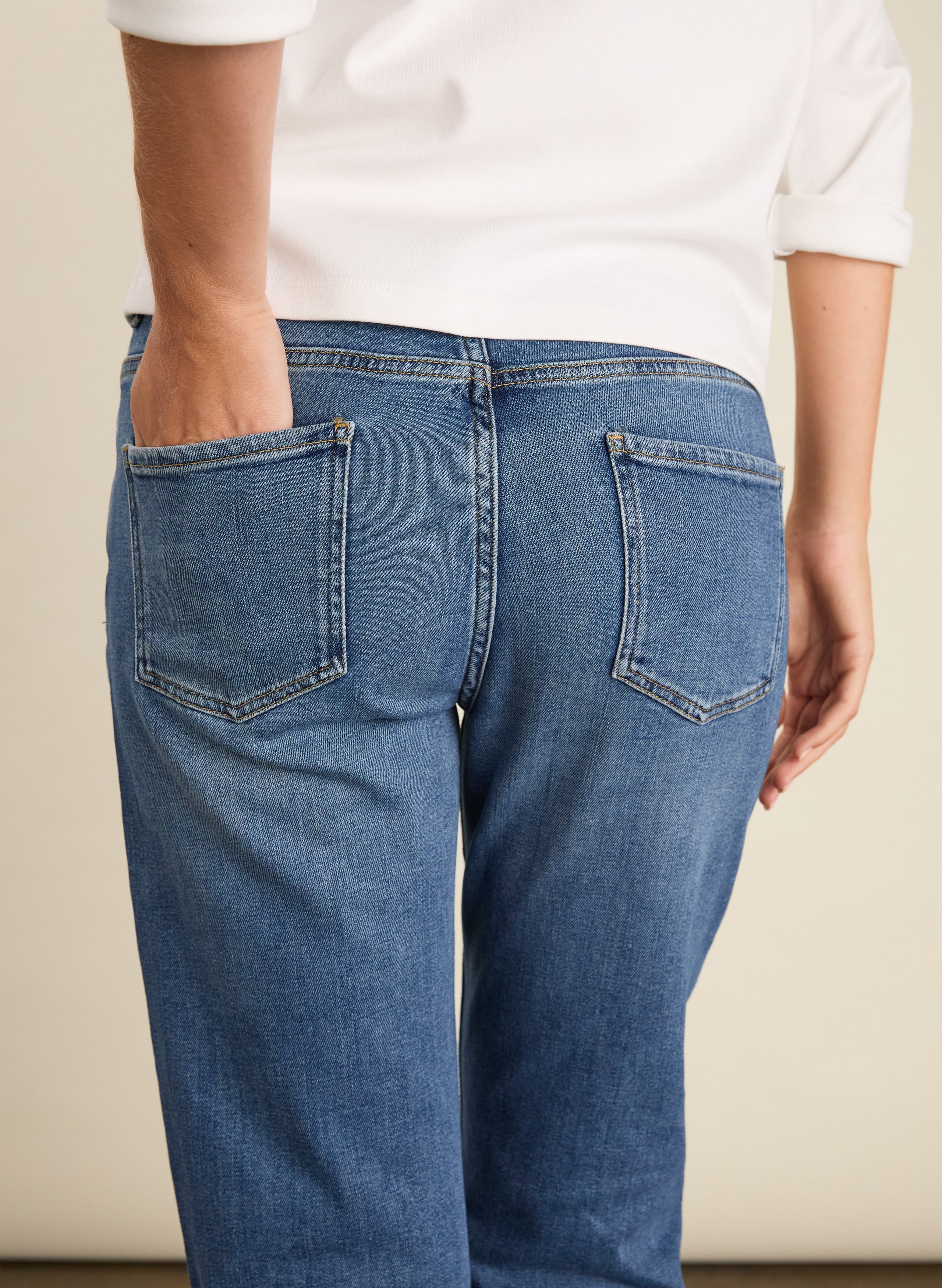 Zenna Organic Cotton Stretch Straight Leg Jeans