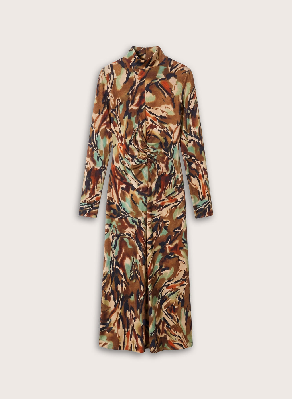 Neesha Printed Fit and Flare Dress