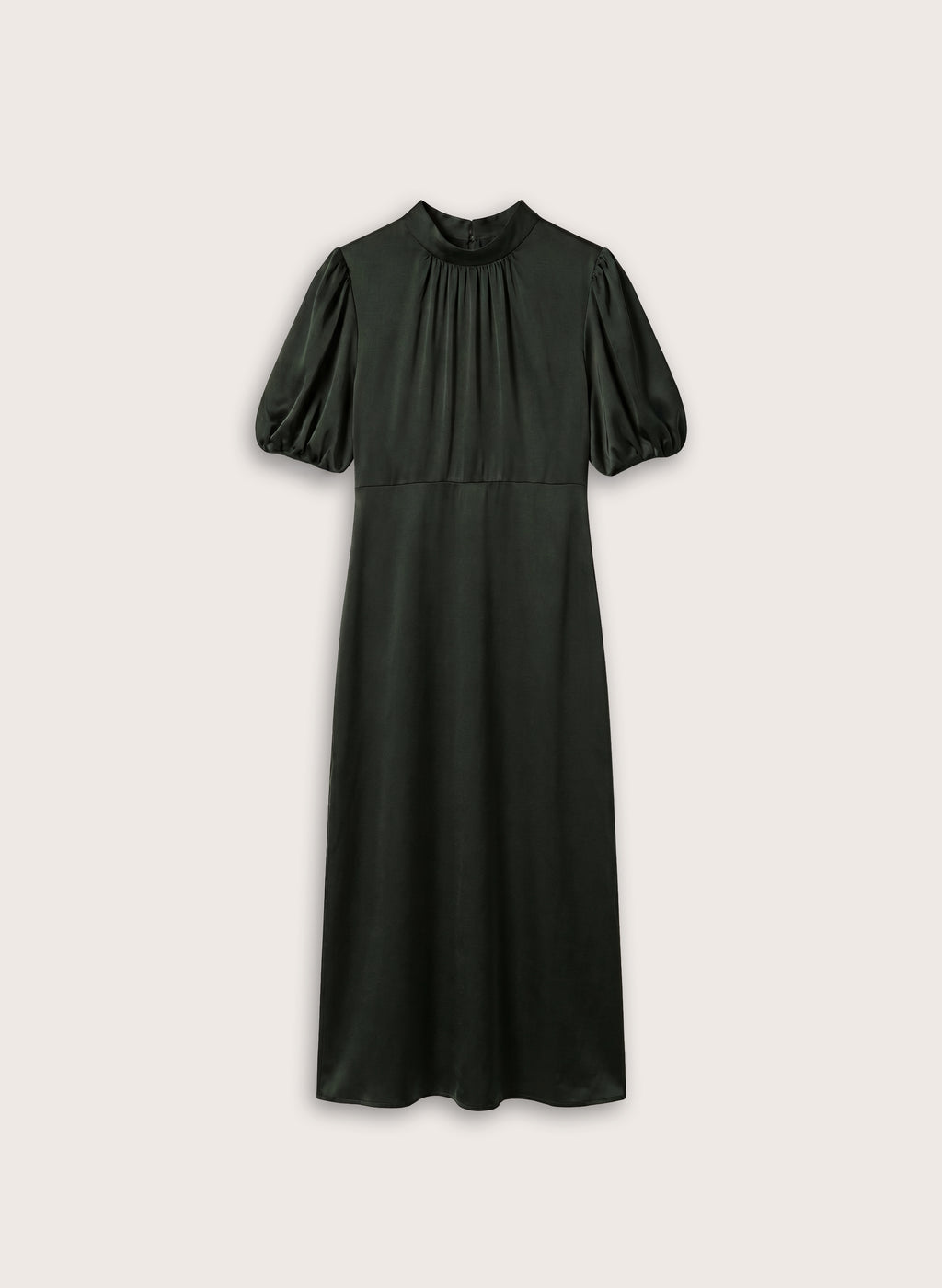 Saphy Satin Midi Dress