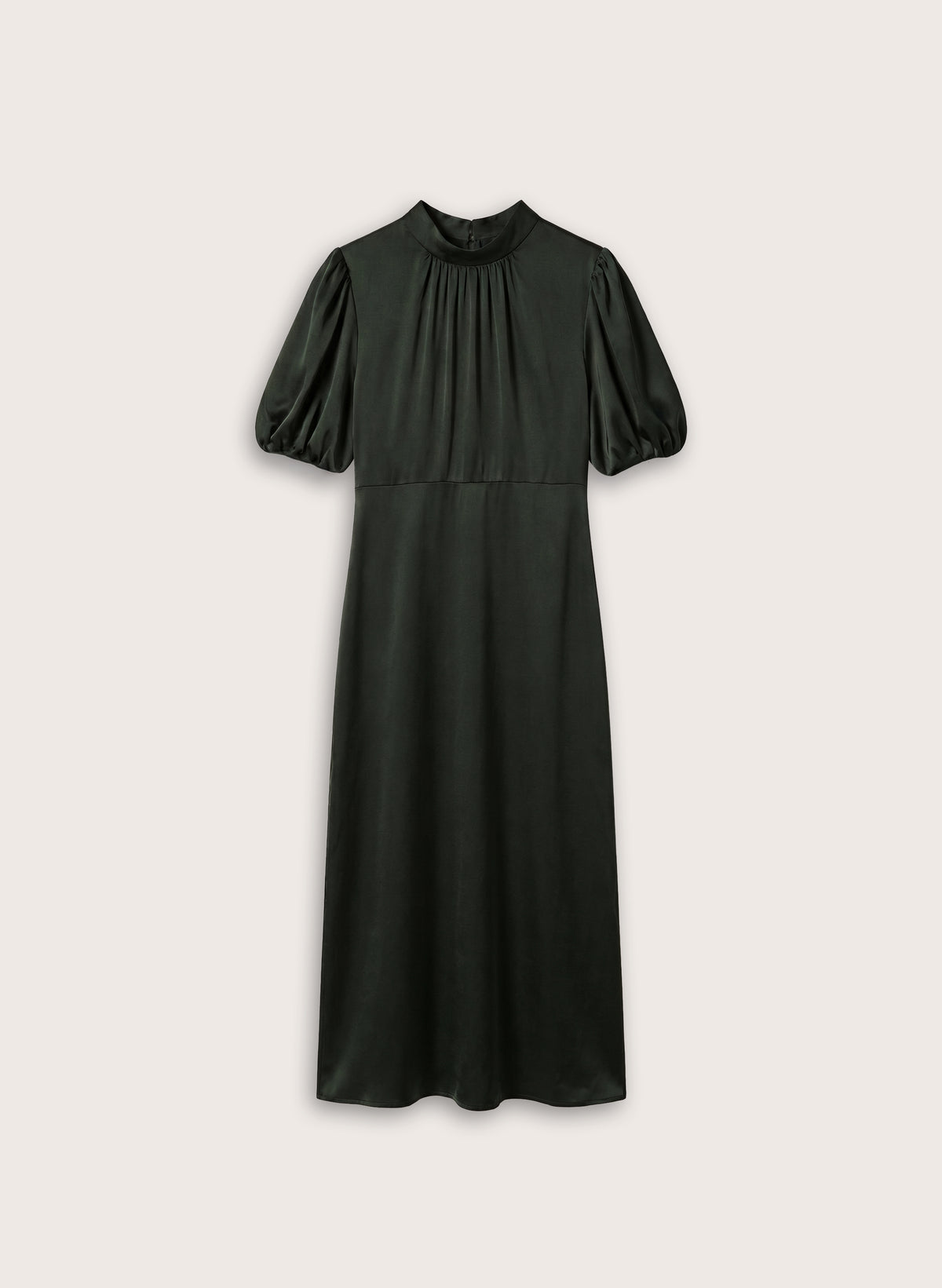 Saphy Satin Midi Dress