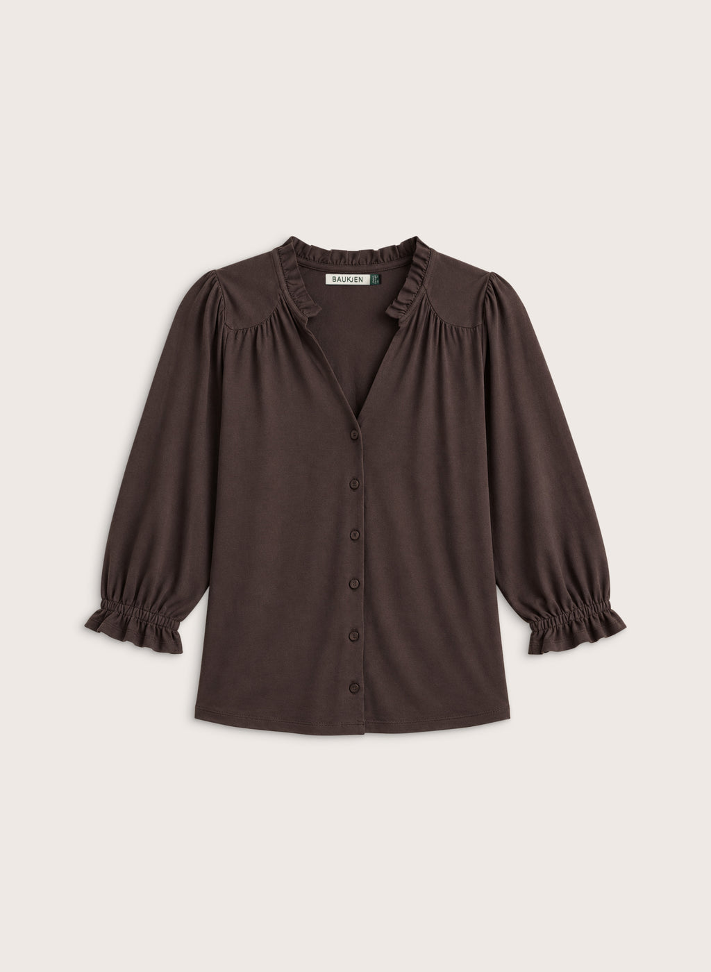 Annie Ruffle Collar Blouse