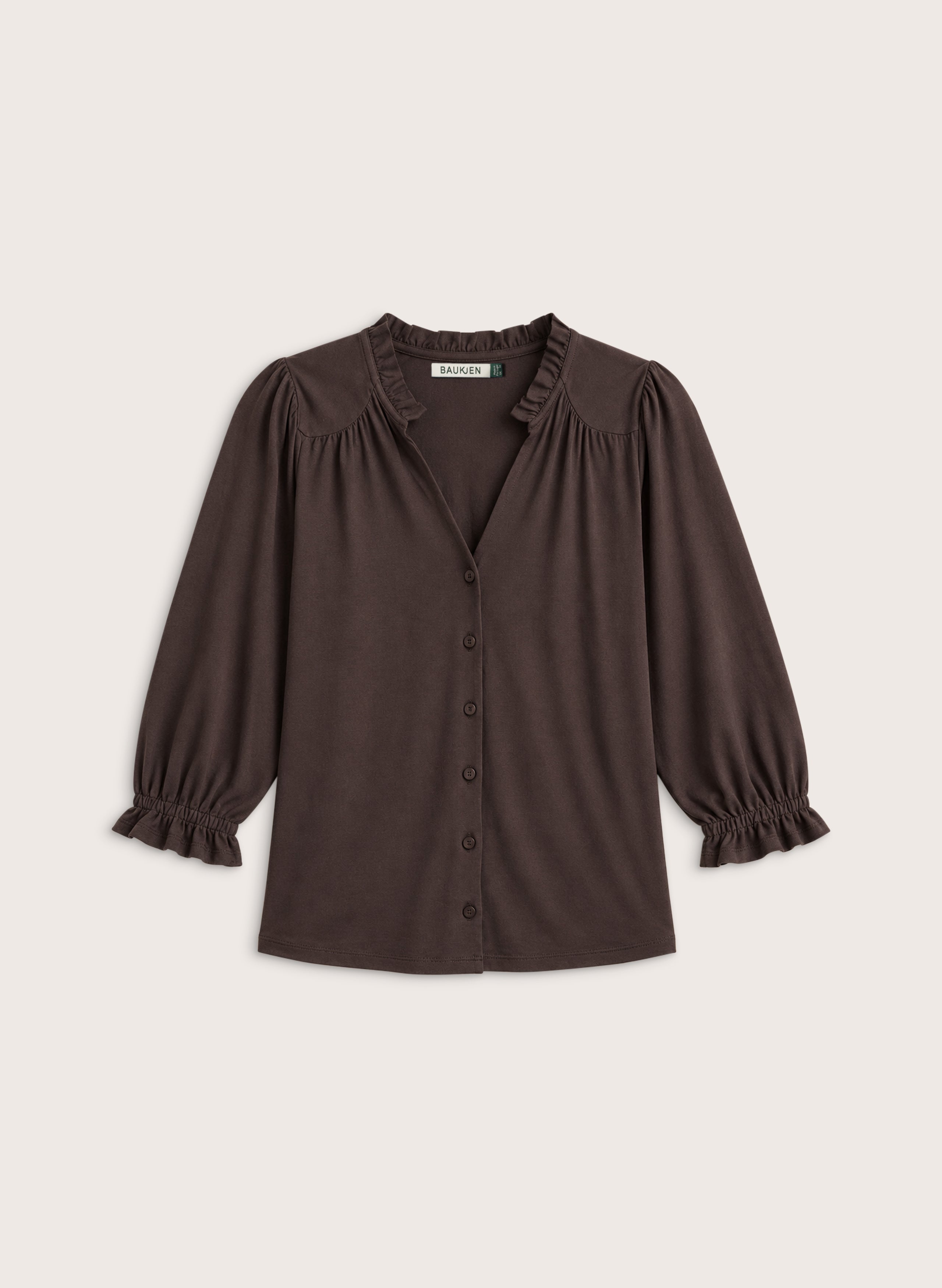 Annie Ruffle Collar Blouse