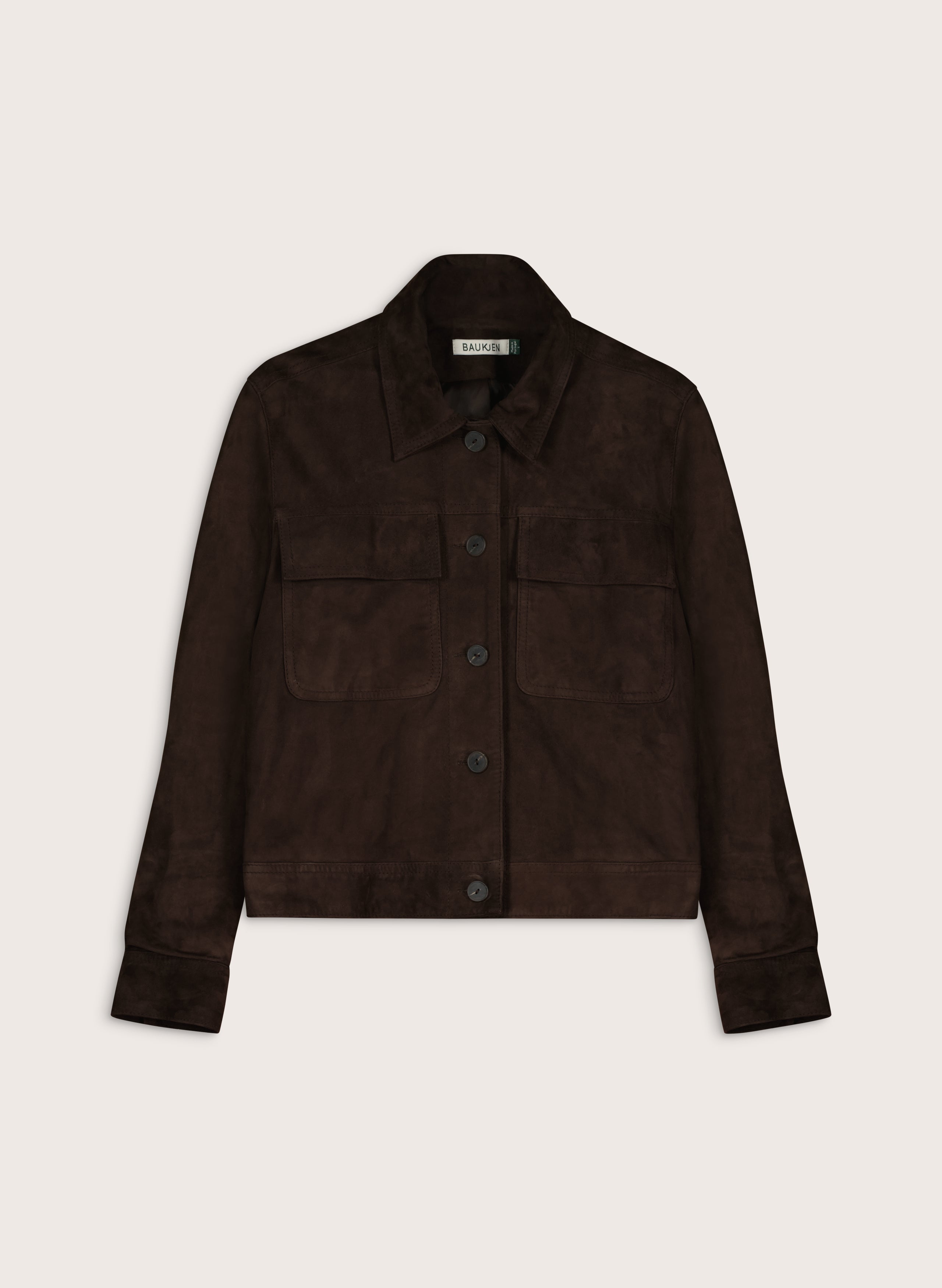 Nellie Suede Trucker Jacket