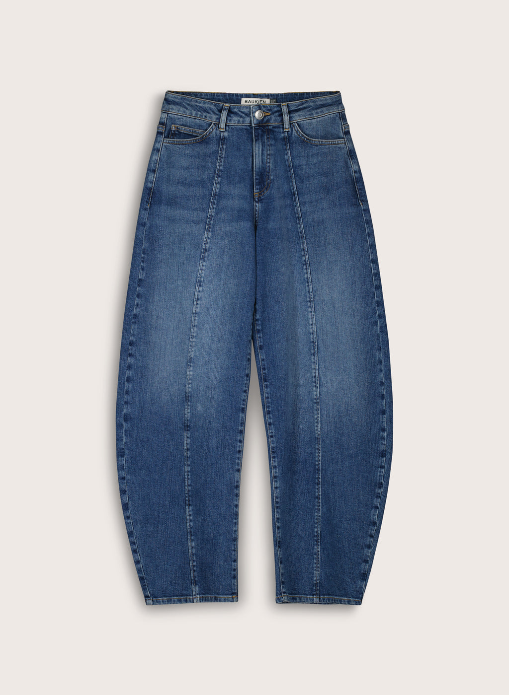 Wyatt Organic Cotton Stretch Denim Barrel Jeans