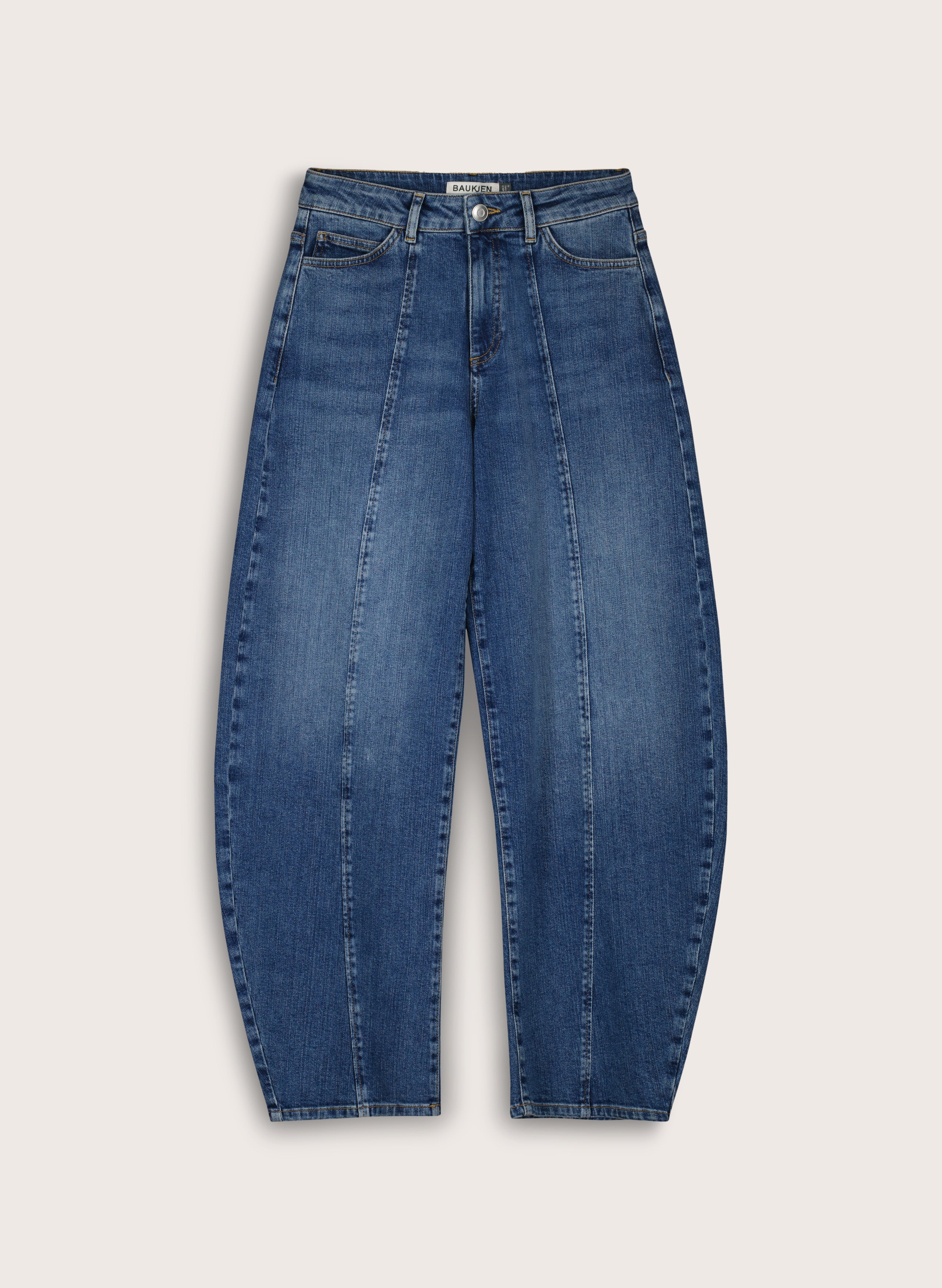 Wyatt Organic Cotton Stretch Denim Barrel Jeans