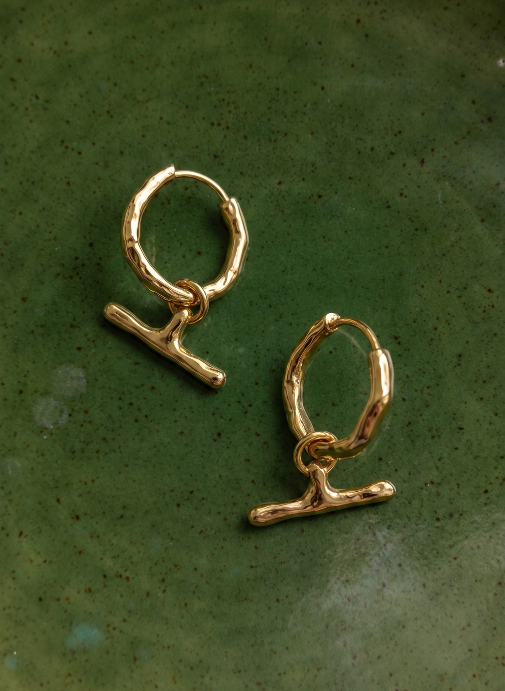 Pippa T Bar Small Hoop Earrings