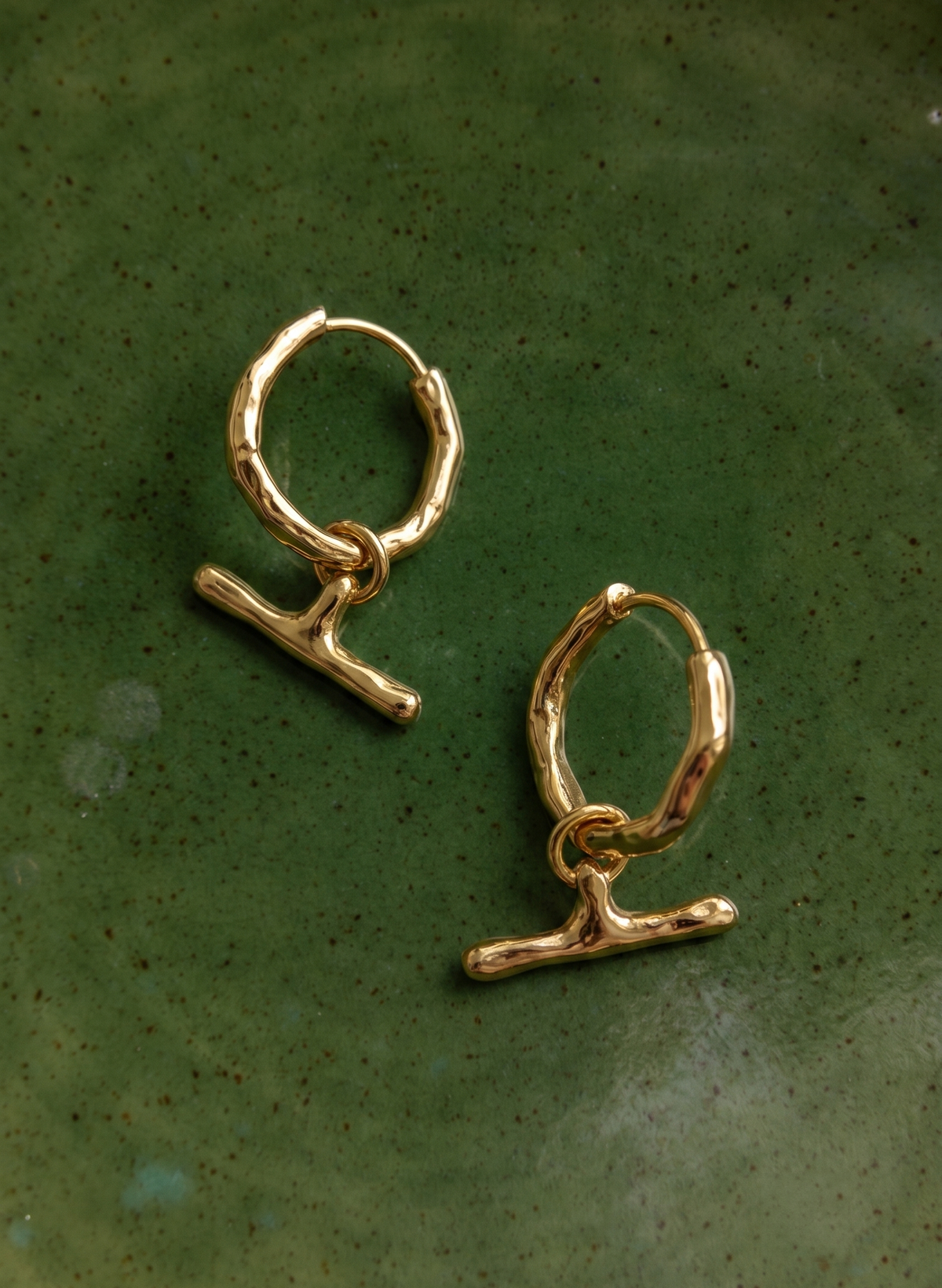 Pippa T Bar Small Hoop Earrings