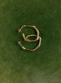 Inez Wave Hoop Earrings