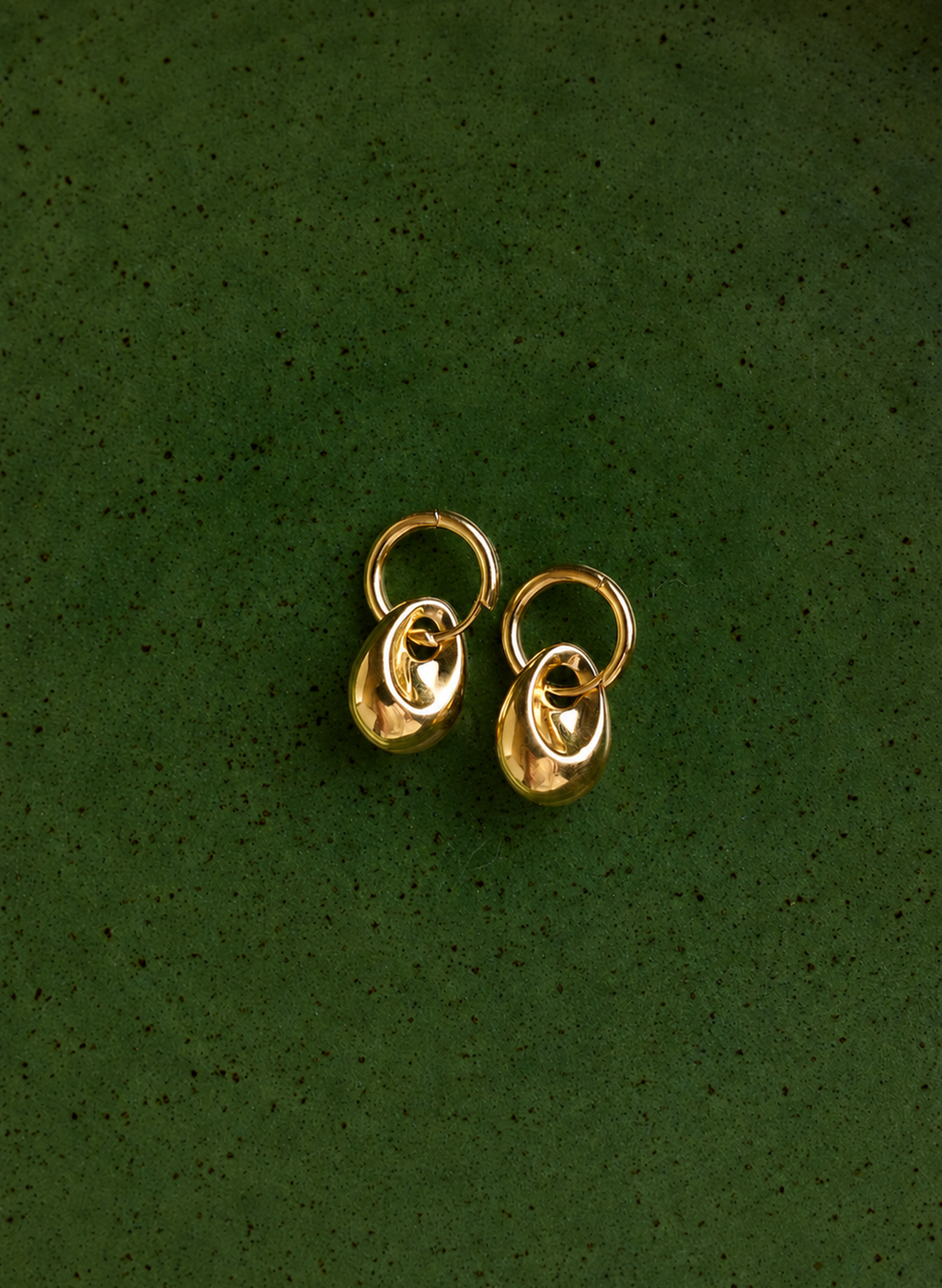Ava Pendant Huggie Earrings