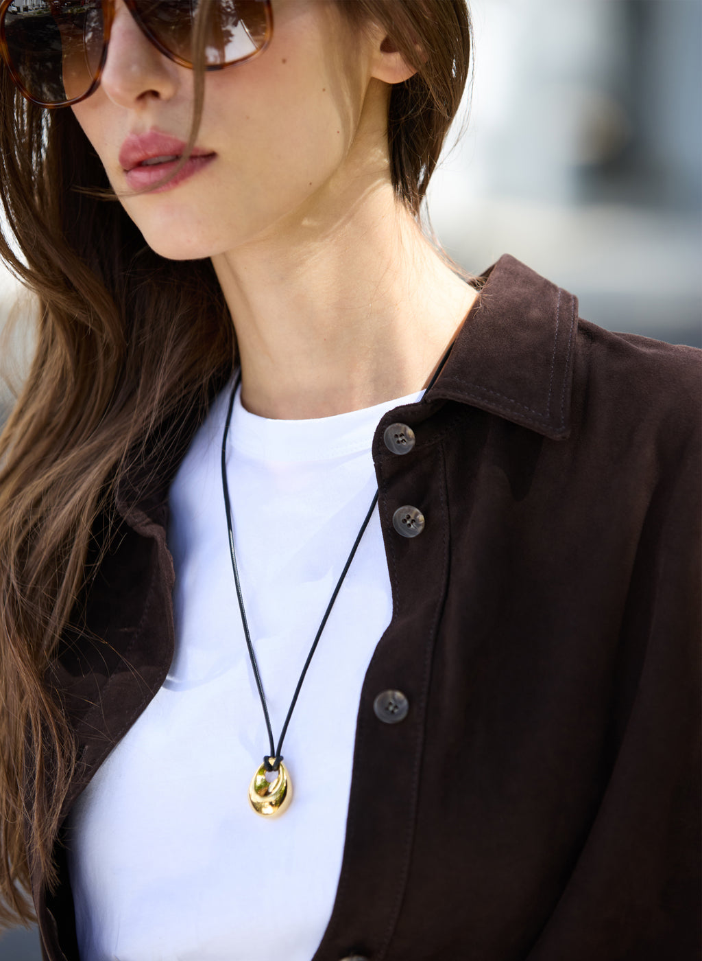 Ava Pendant Cord Necklace