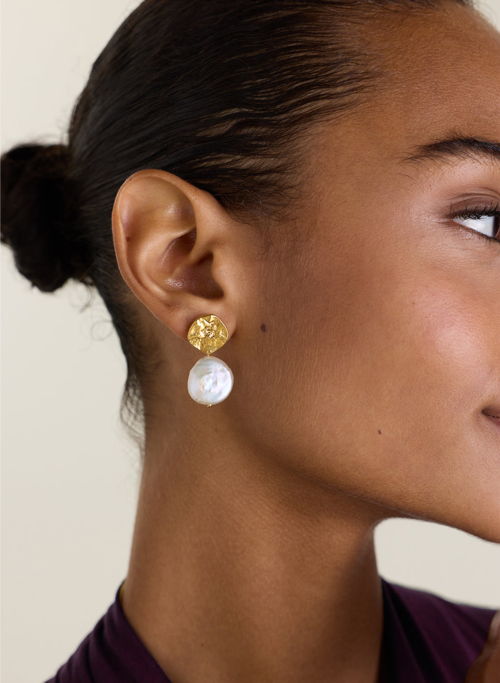 Emma Keshi Pearl Drop Earrings