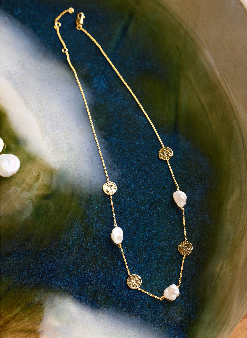 Emma Keshi Pearl Chain Necklace