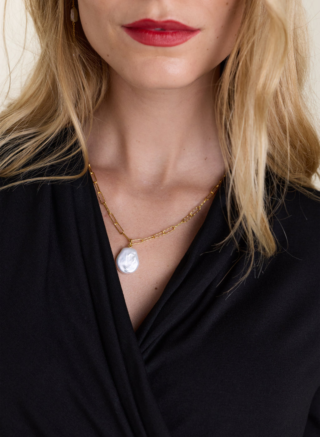 Emma Keshi Pearl Pendant Necklace