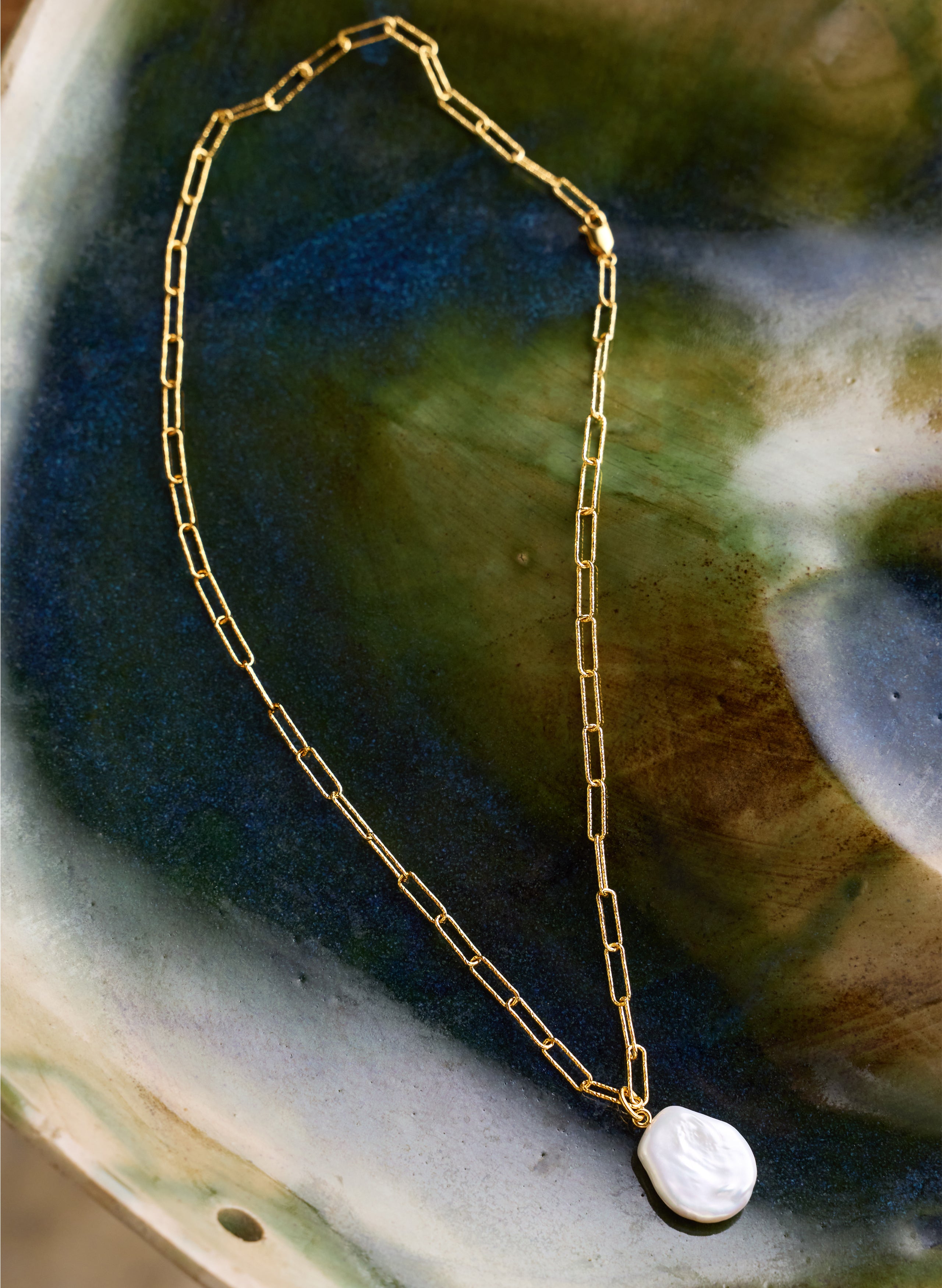 Emma Keshi Pearl Pendant Necklace