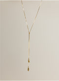 Rose Tear Drop Necklace