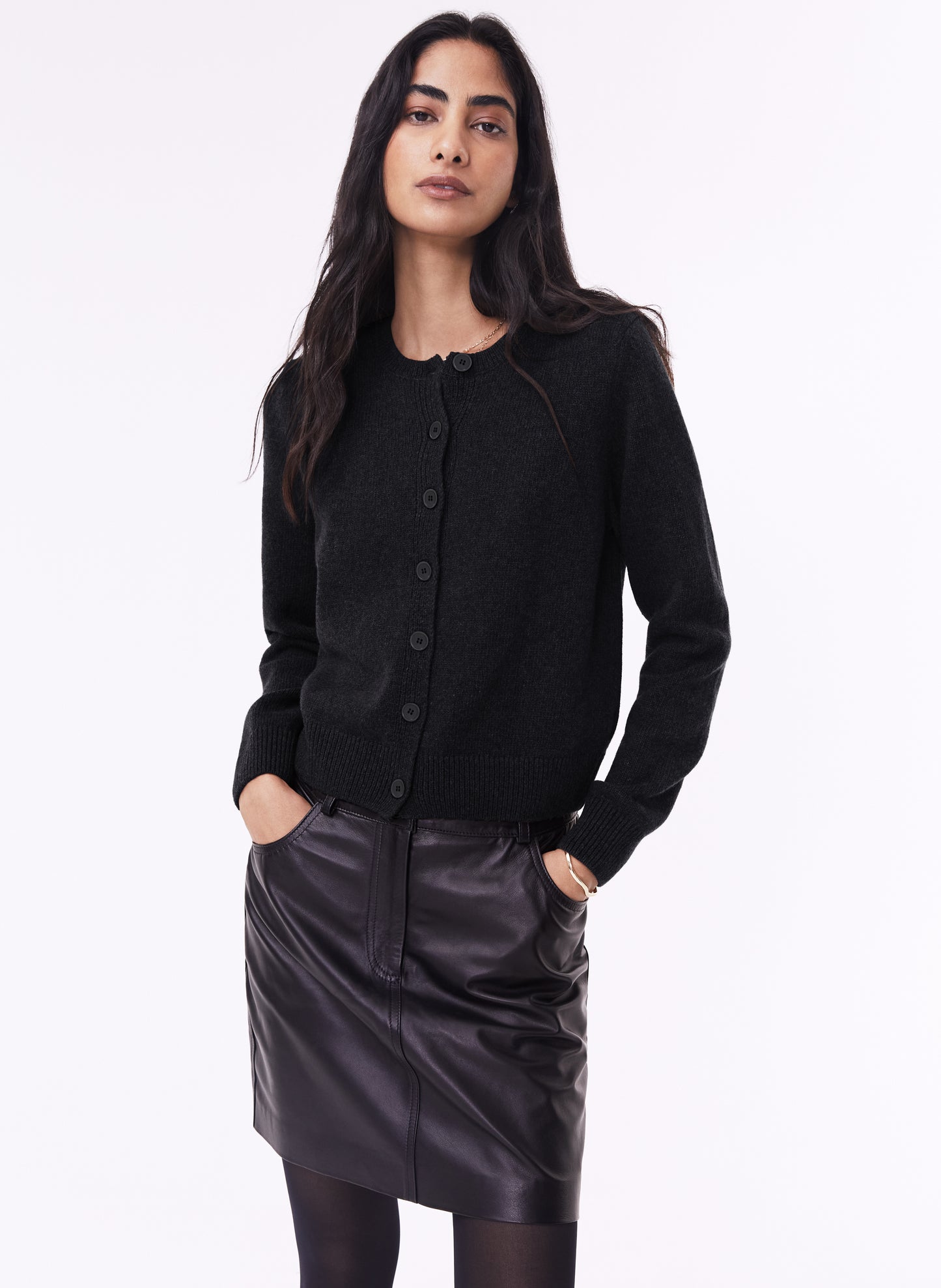 Solange Leather Skirt 