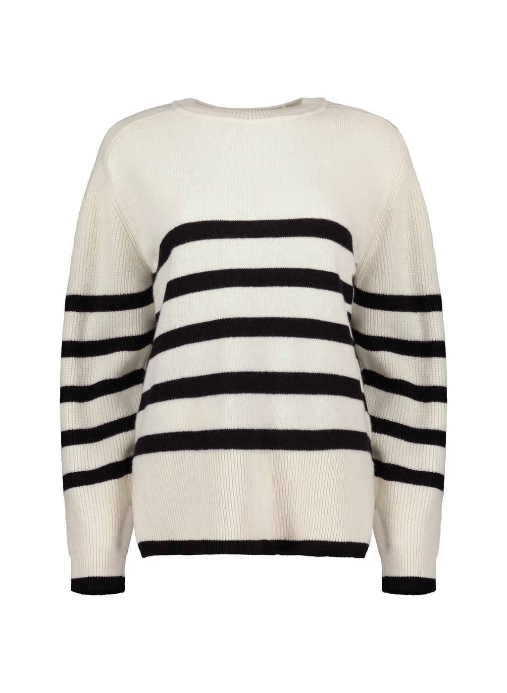Fleur Striped Wool Blend Jumper