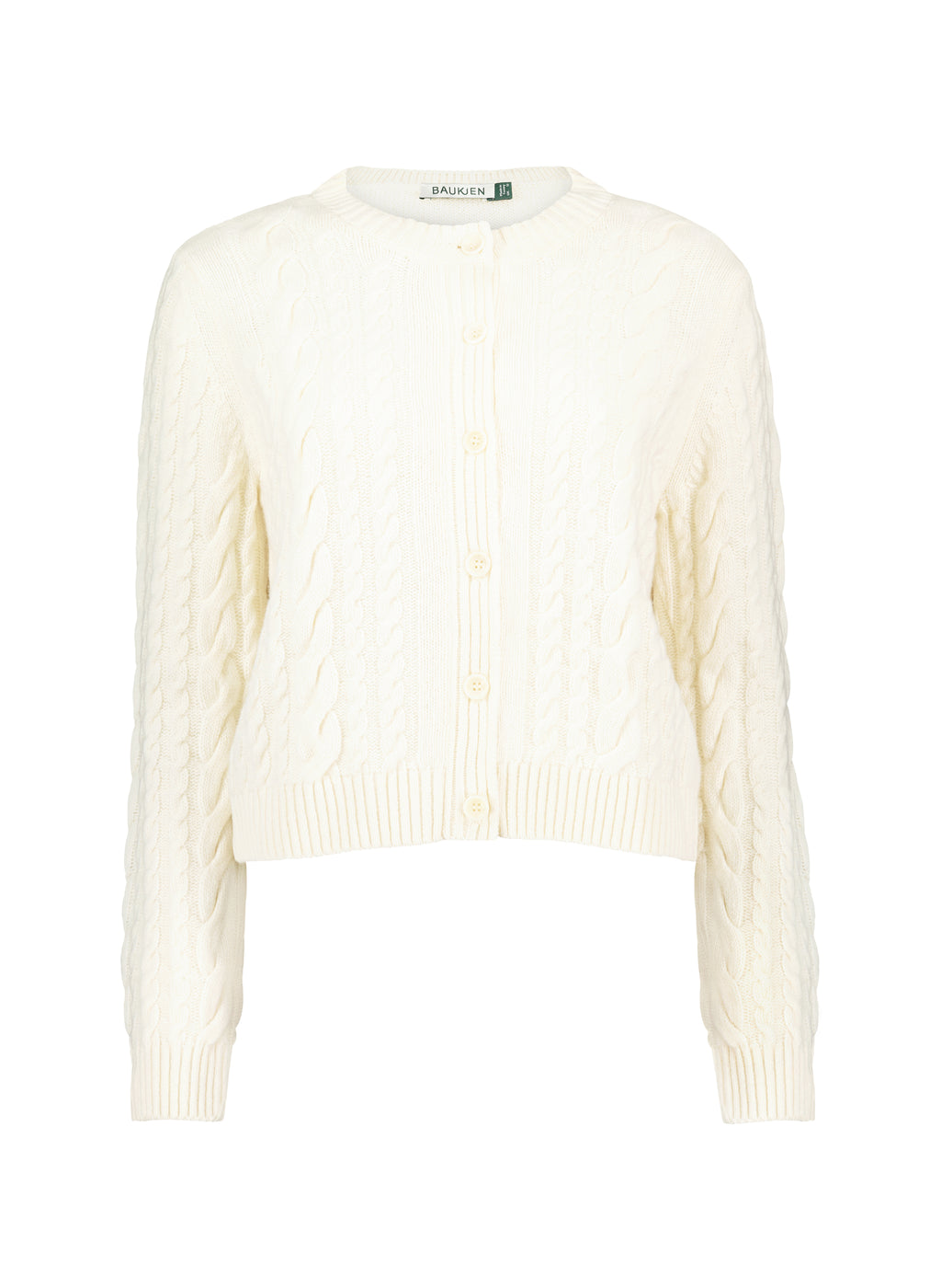 Harri Wool Blend Cable Cardigan