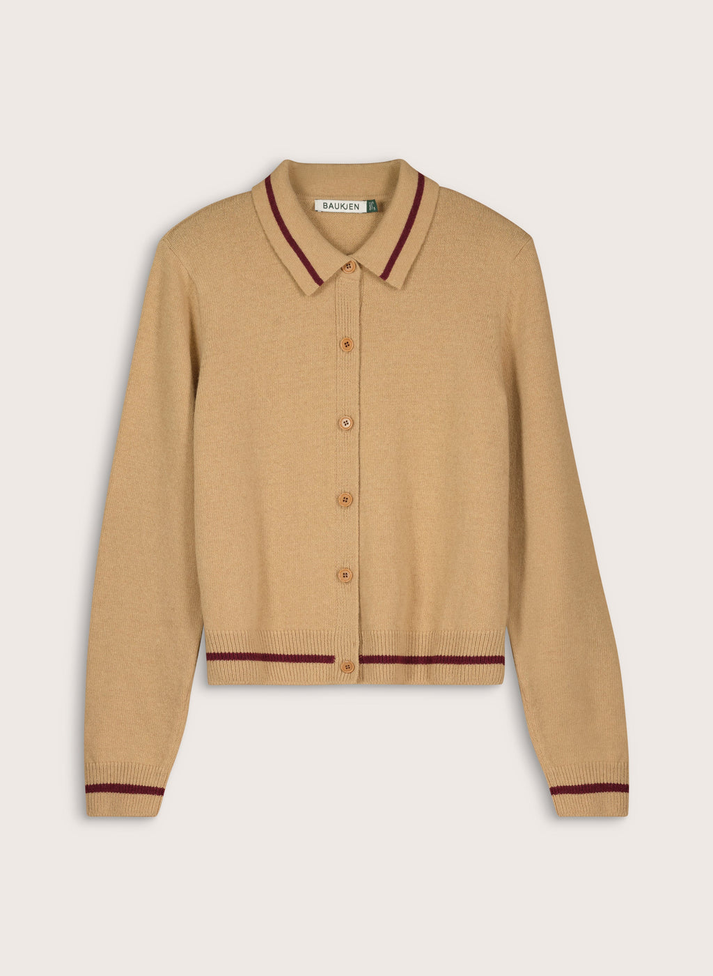 Gillian Wool Blend Collar Cardigan