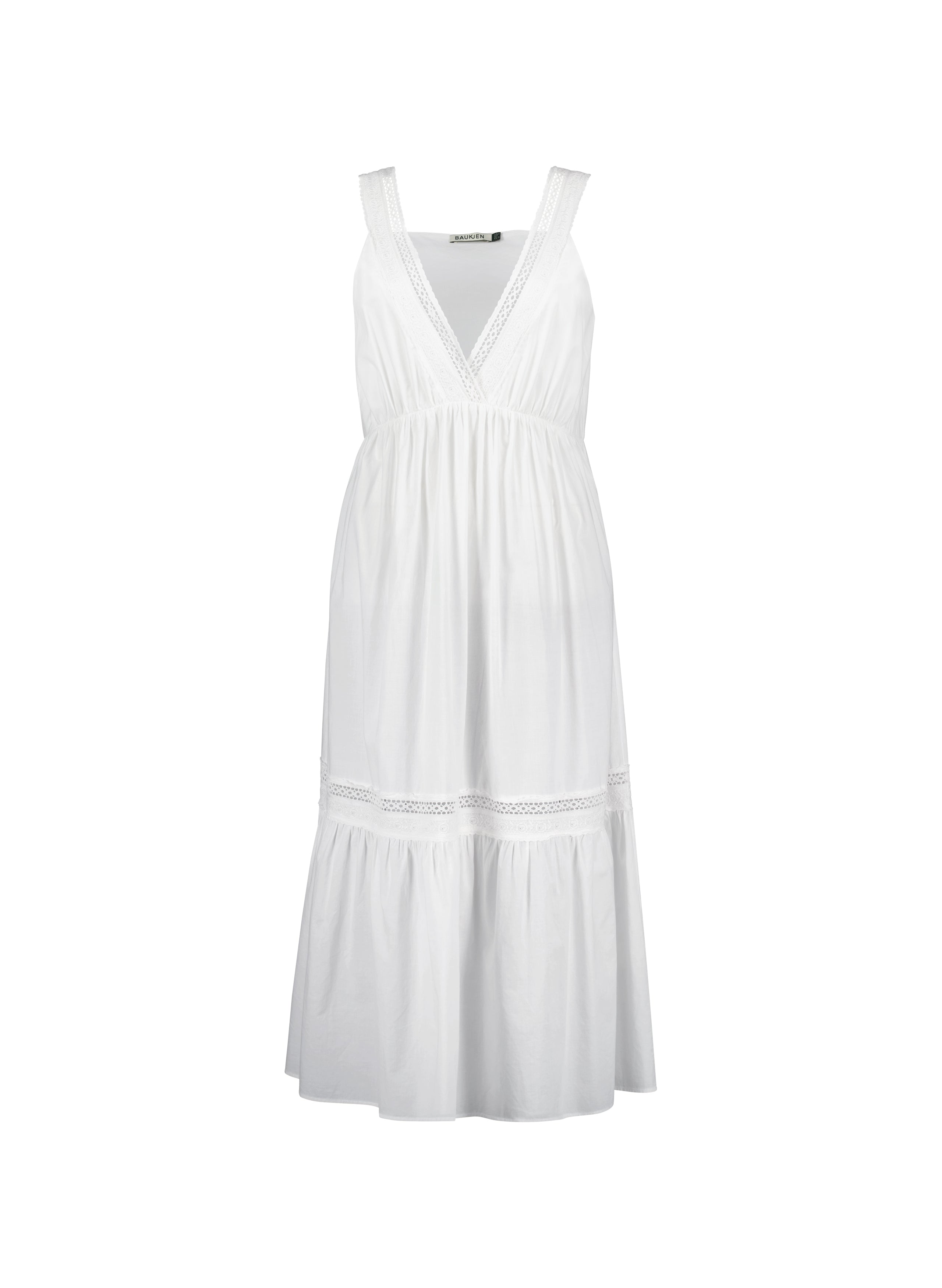 Brittany Organic Cotton Broderie Detail Nightgown