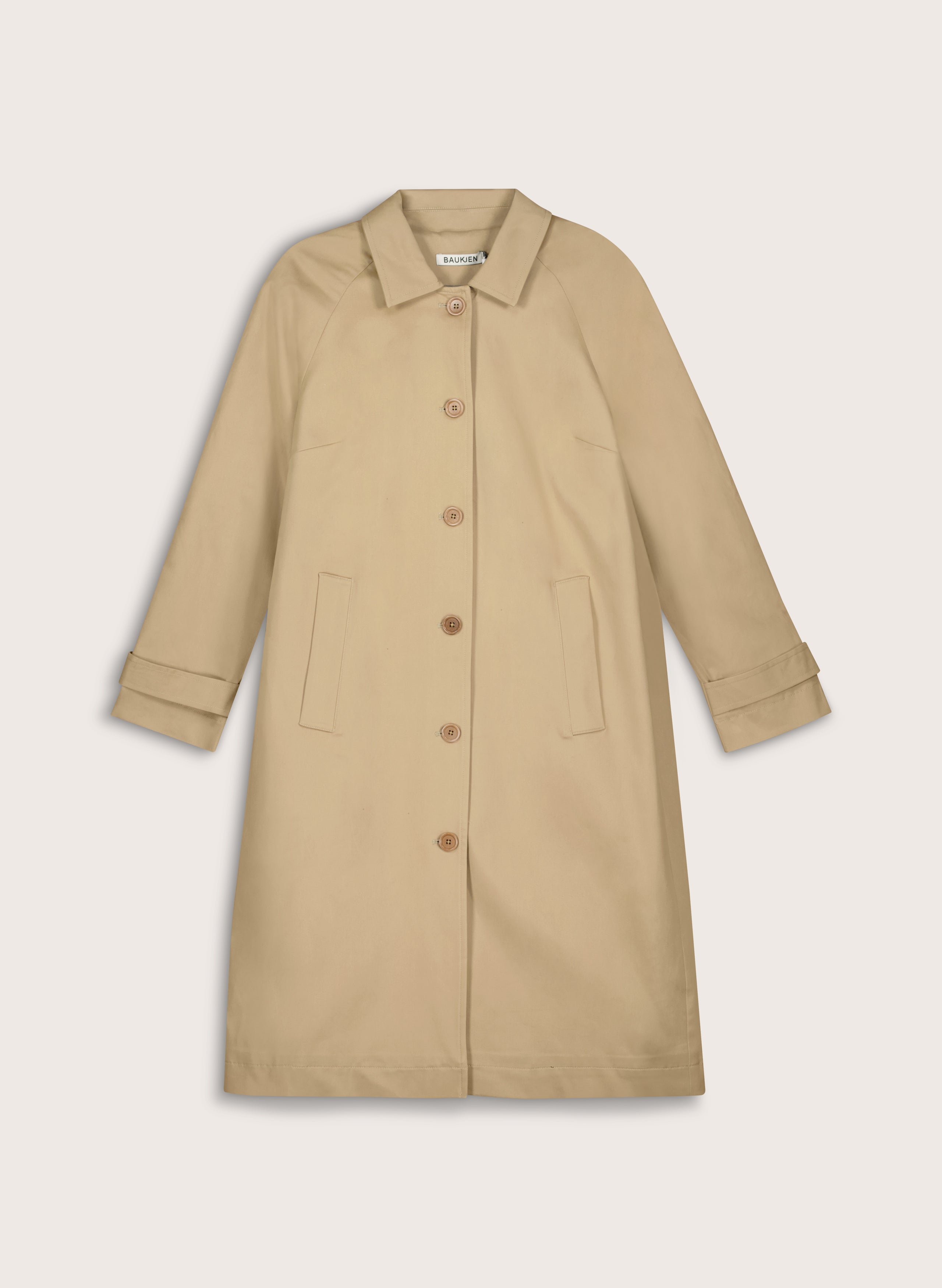 Hazel Organic Cotton Mac Coat