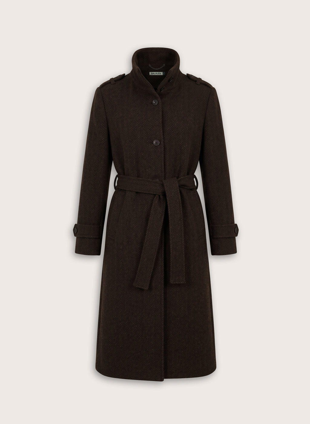 Langley Belted Wool Coat