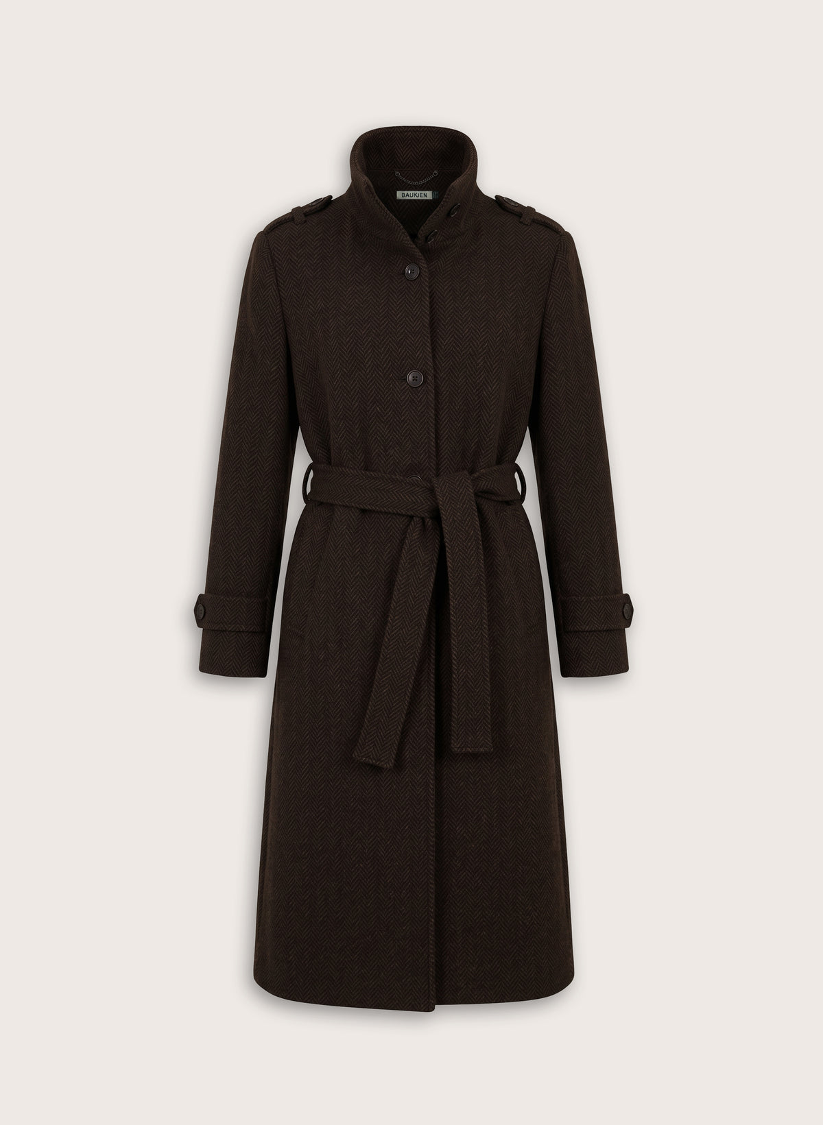 Langley Belted Wool Coat