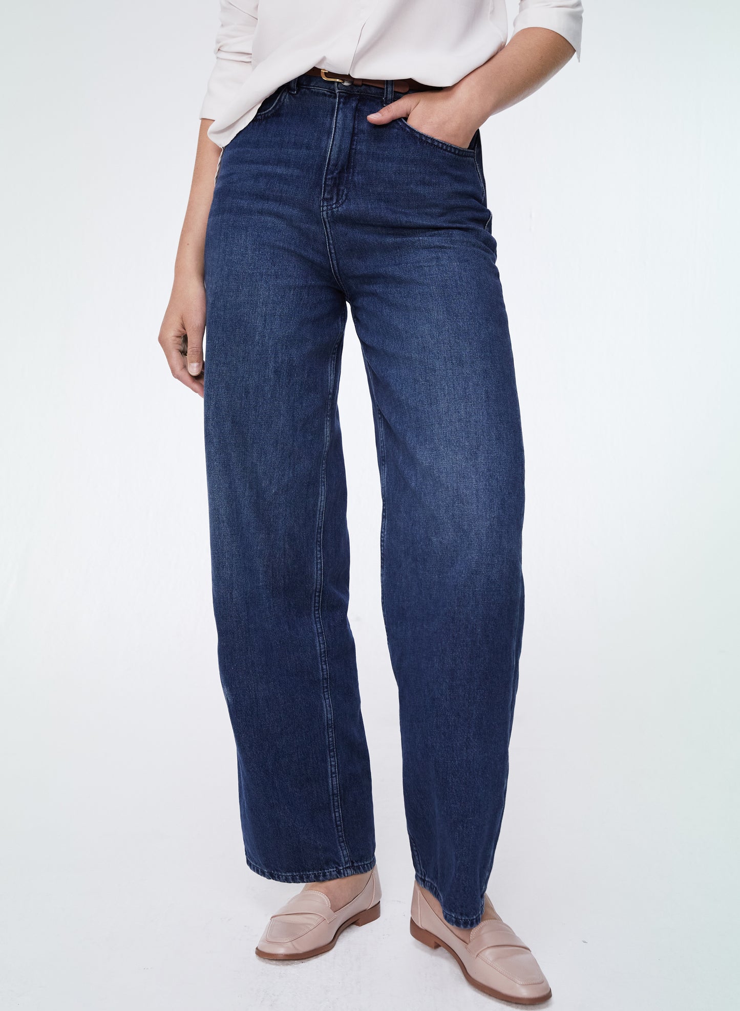 RENT - Baukjen Organic Wide Leg jeans