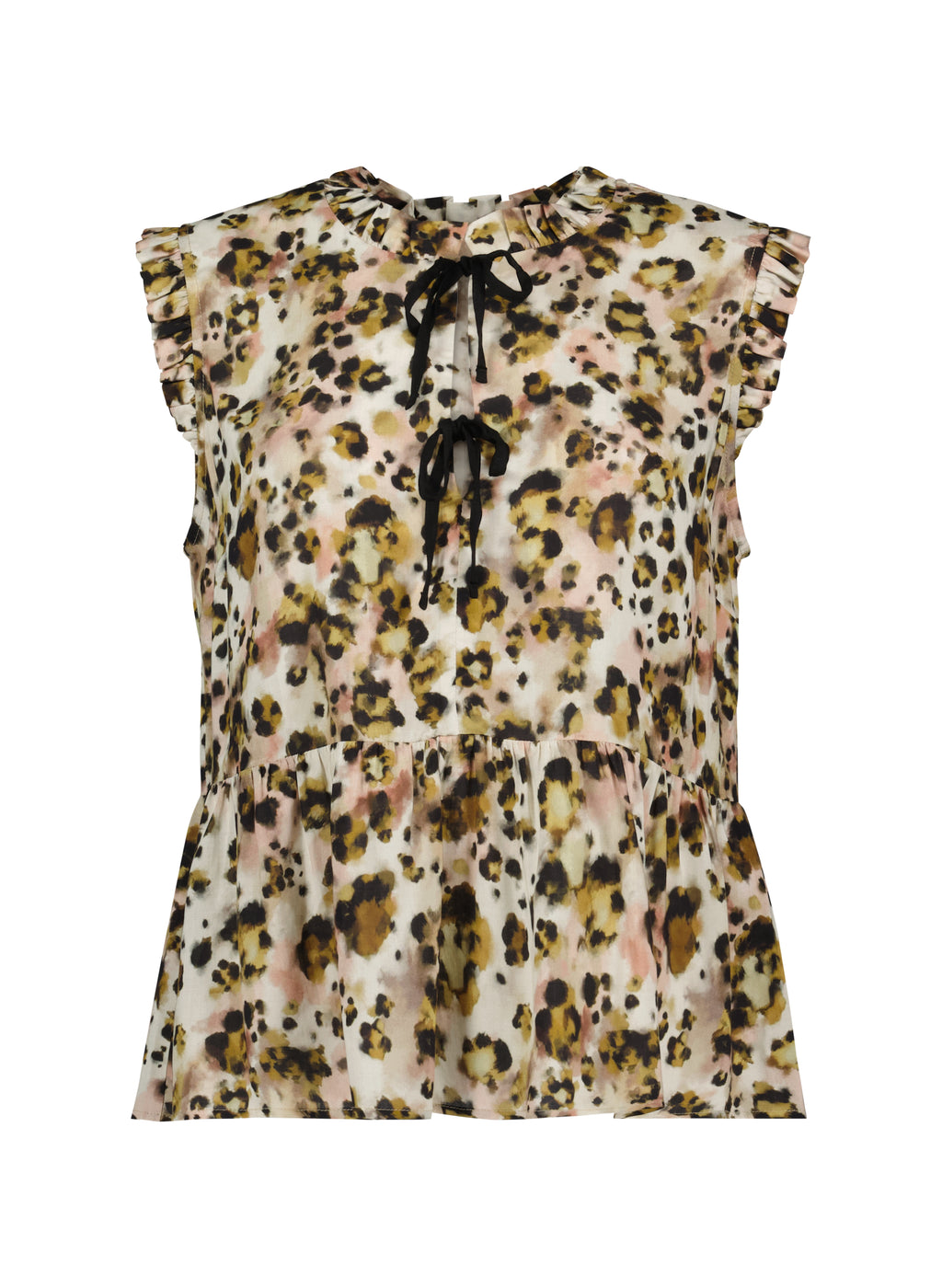 Nicole Printed Sleeveless Blouse