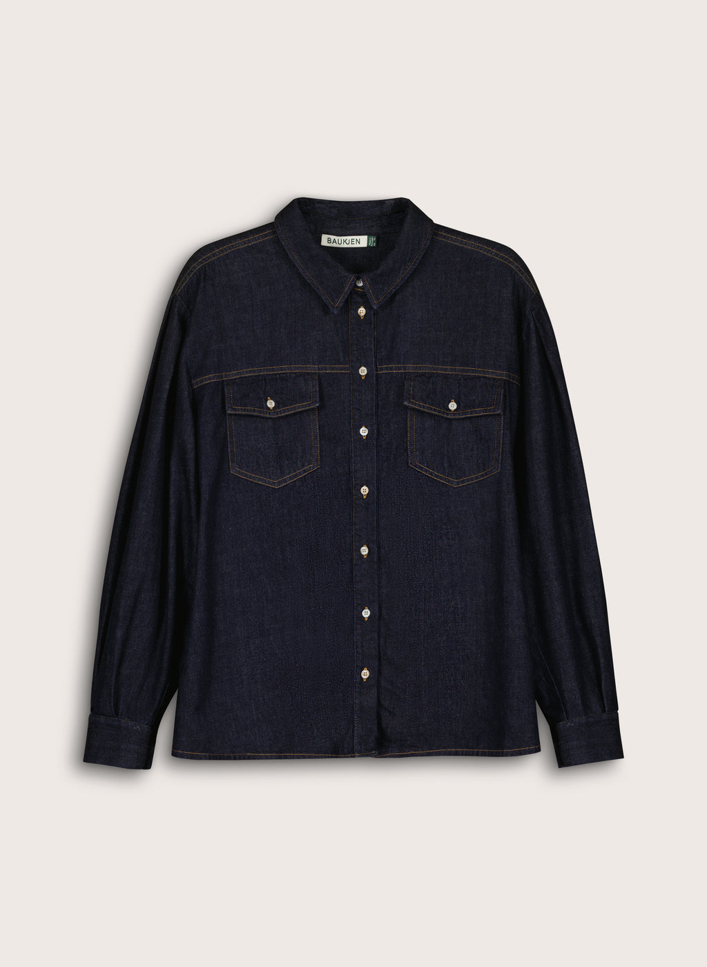 Heather Organic Denim Shirt