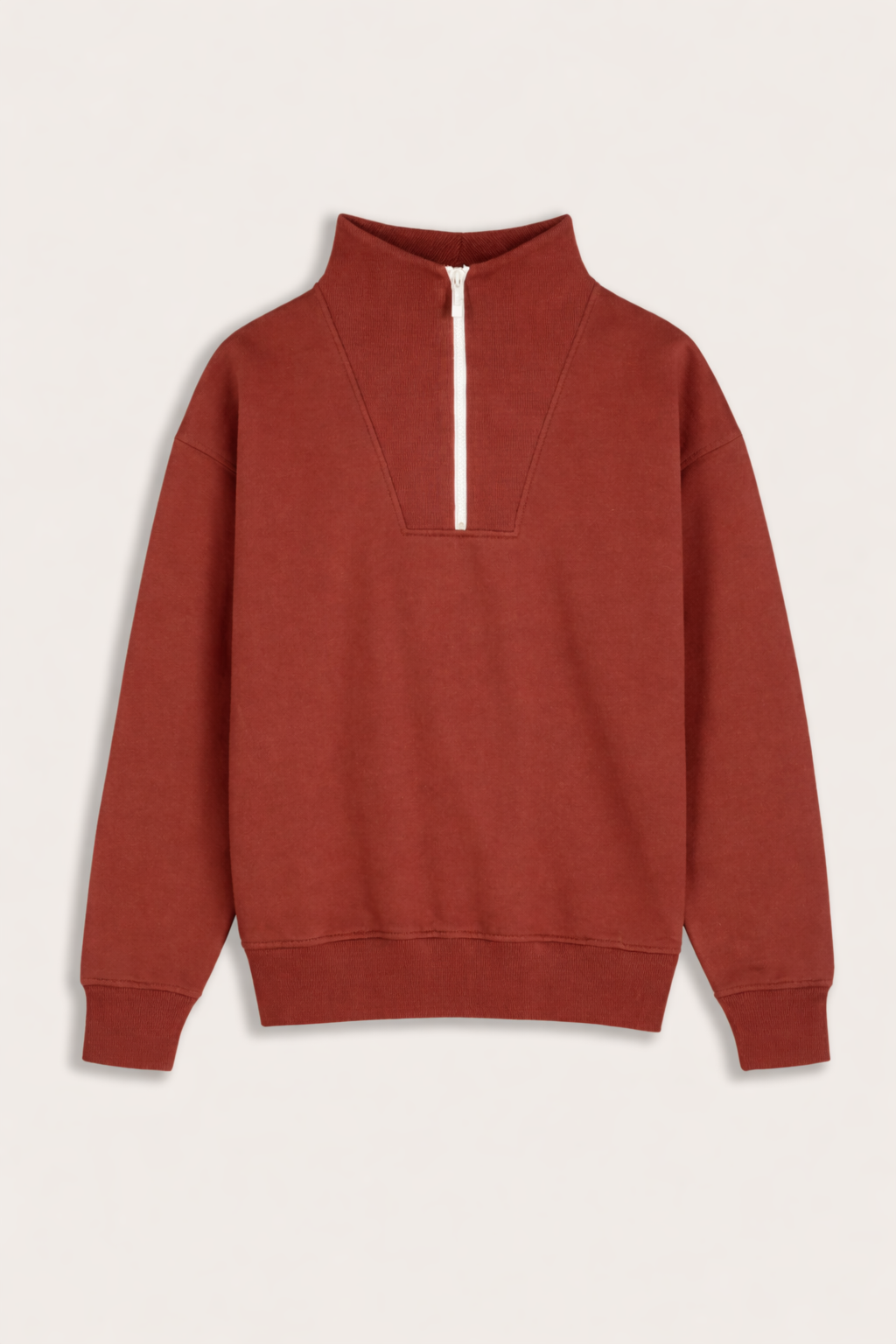 Maddox Organic Cotton Half Zip Sweatshirt