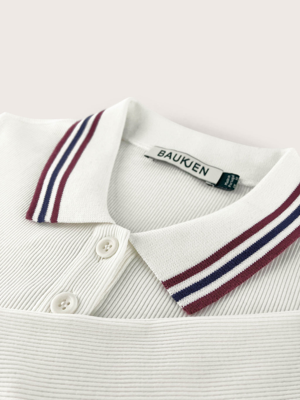 Cameron Organic Cotton Stripe Collar Top