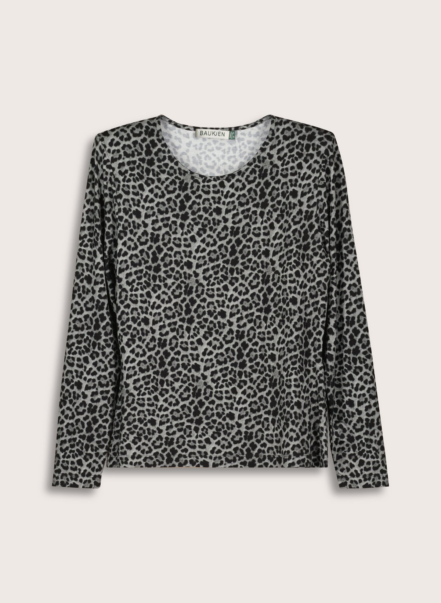 Shae Printed Jersey Crew Neck Top