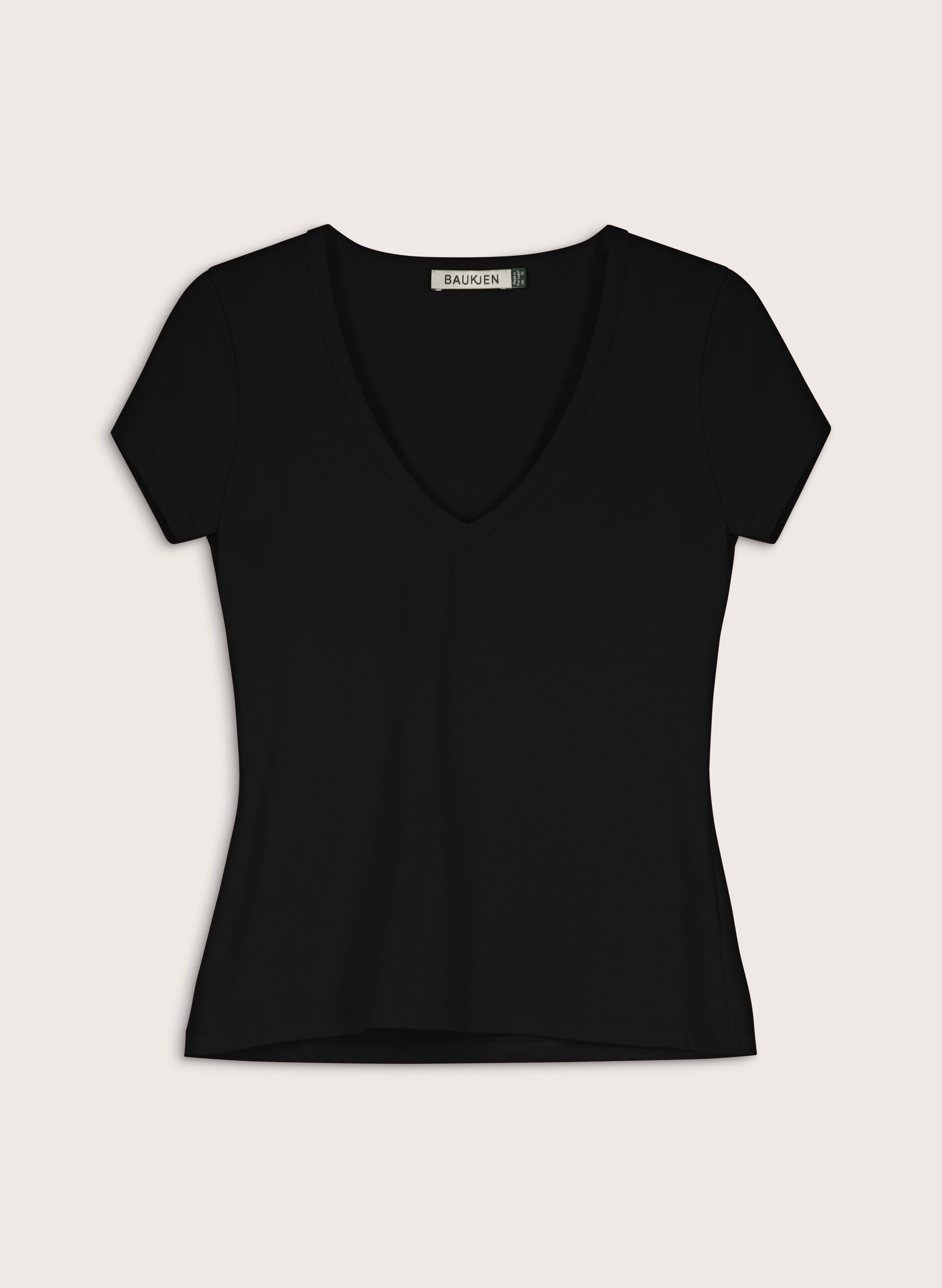 Riley Organic Cotton V-Neck Slim Tee