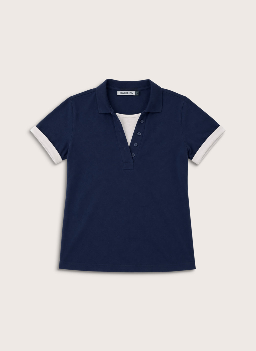 Jess Layered Look Polo Top