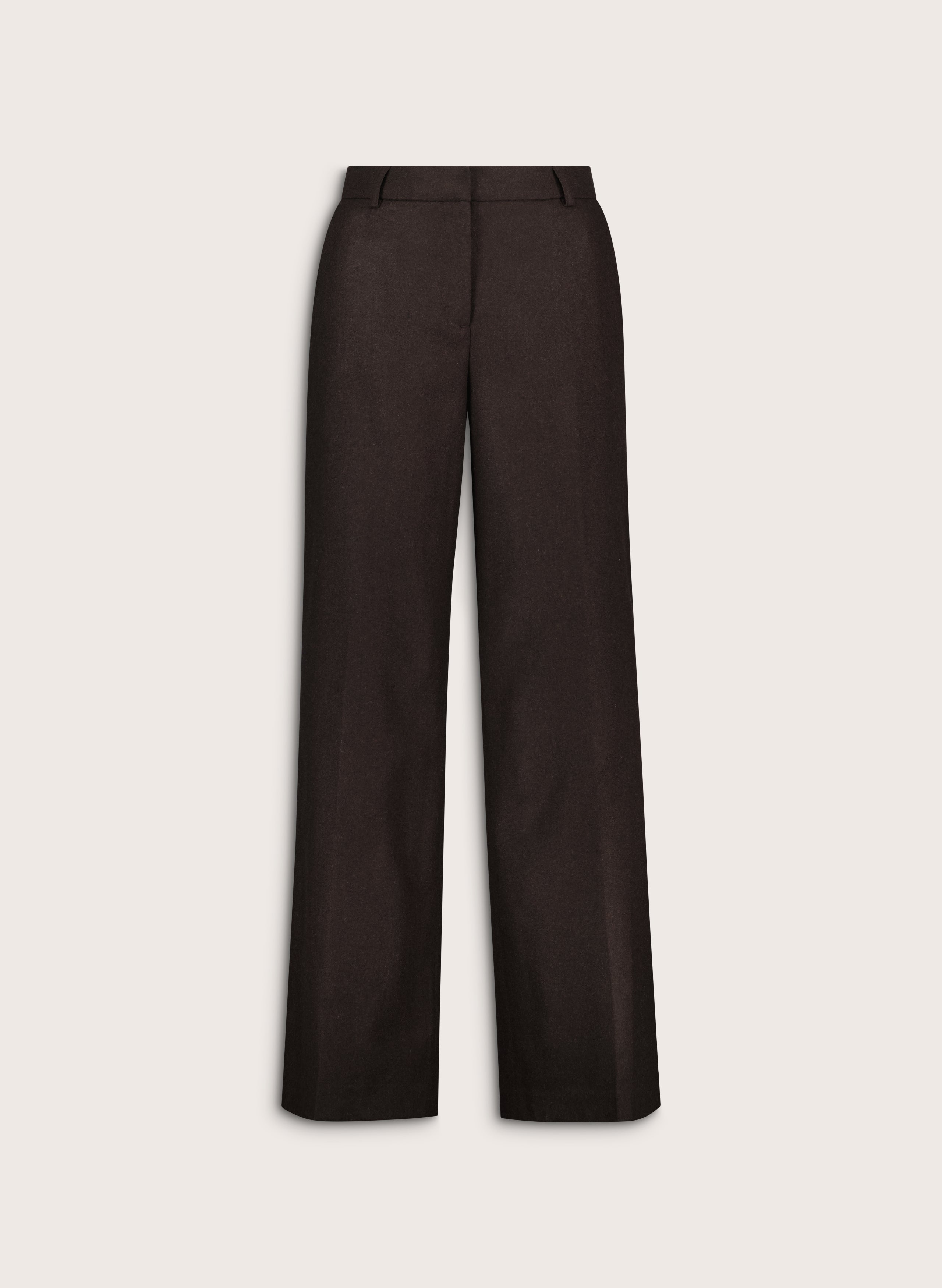 Easton Wool Blend Wide Leg Trousers