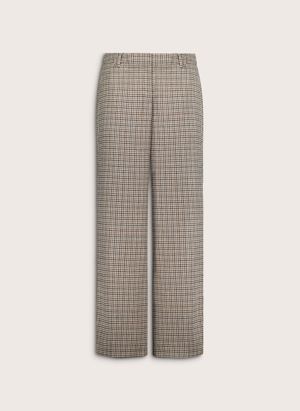 Gwynnie Wool Blend Wide Leg Trousers