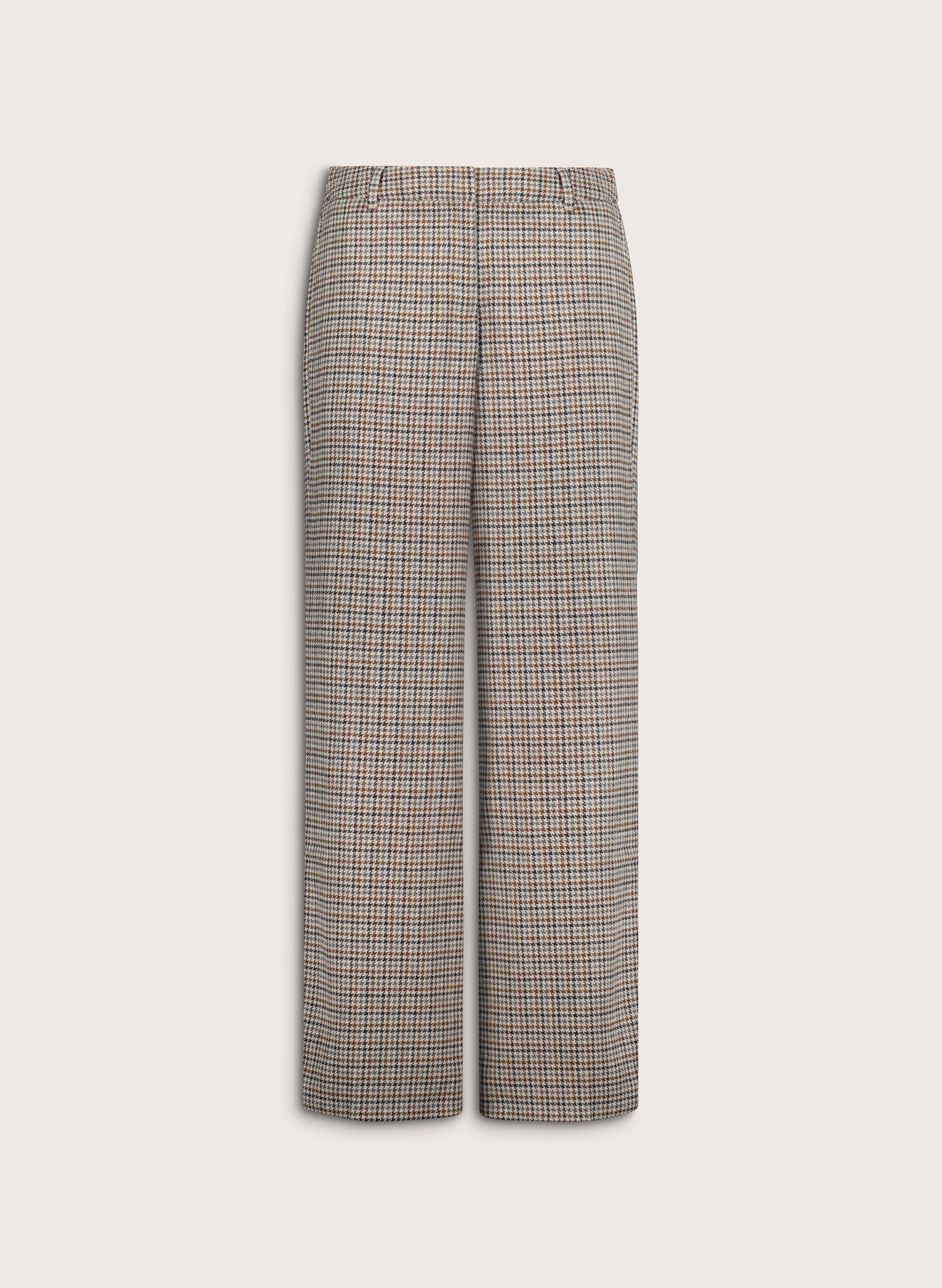 Gwynnie Wool Blend Wide Leg Trousers