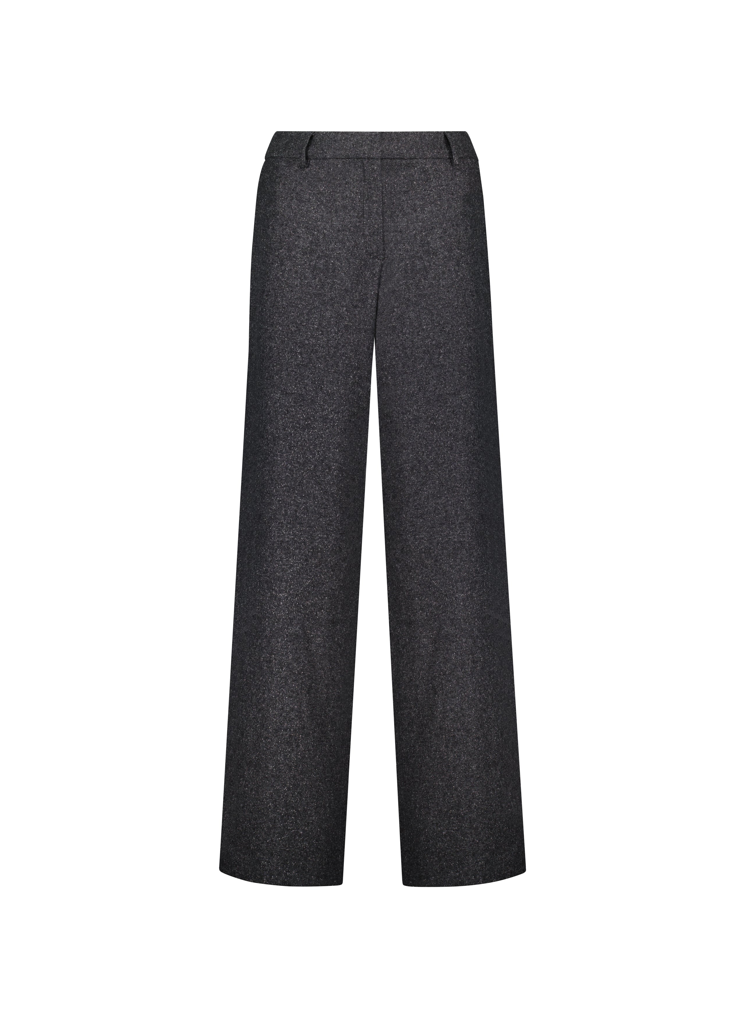 Petite Gwynnie Wool Blend Wide Leg Trousers