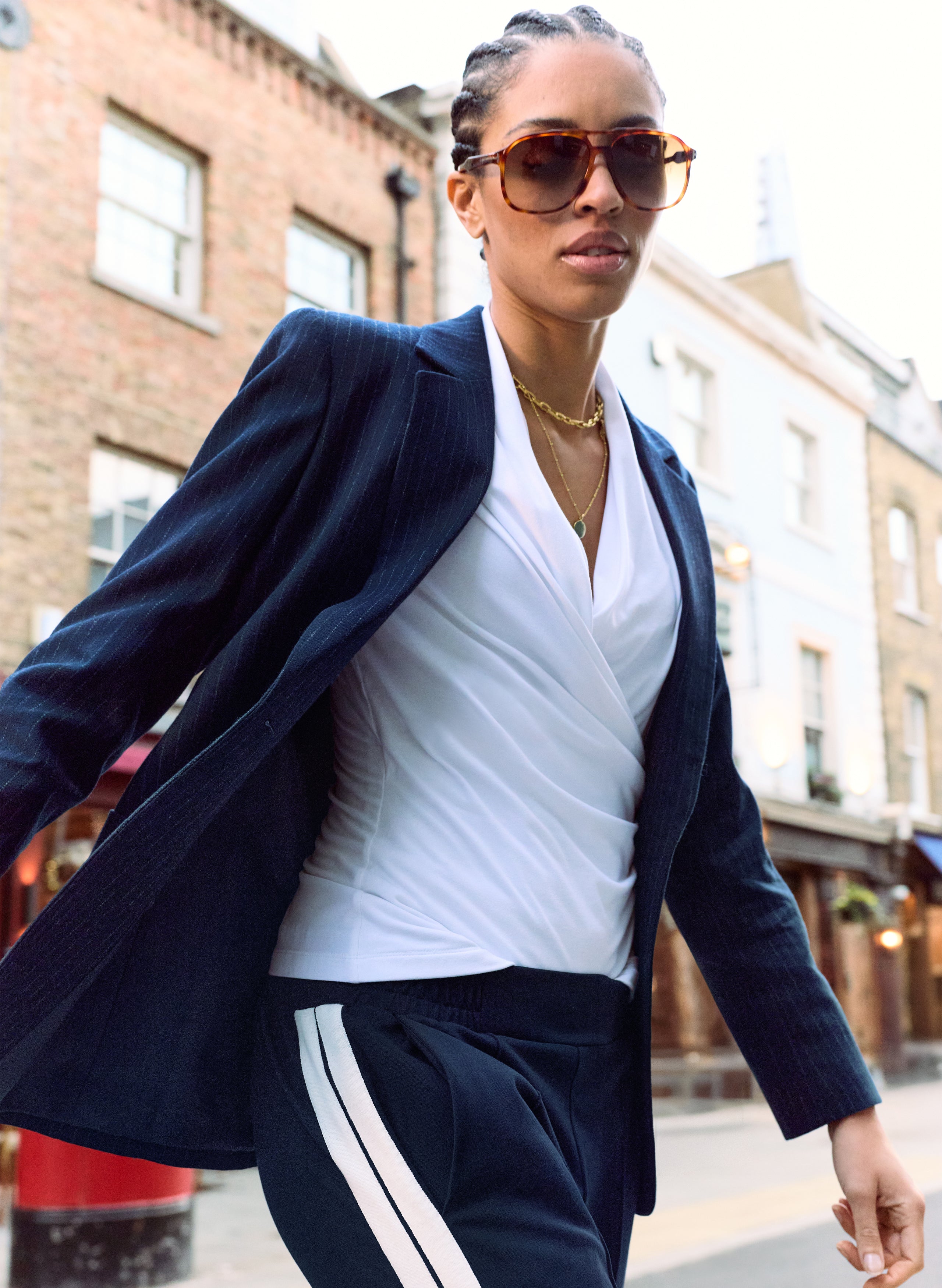 Petite Tippi 2.0 Side Stripe Trousers