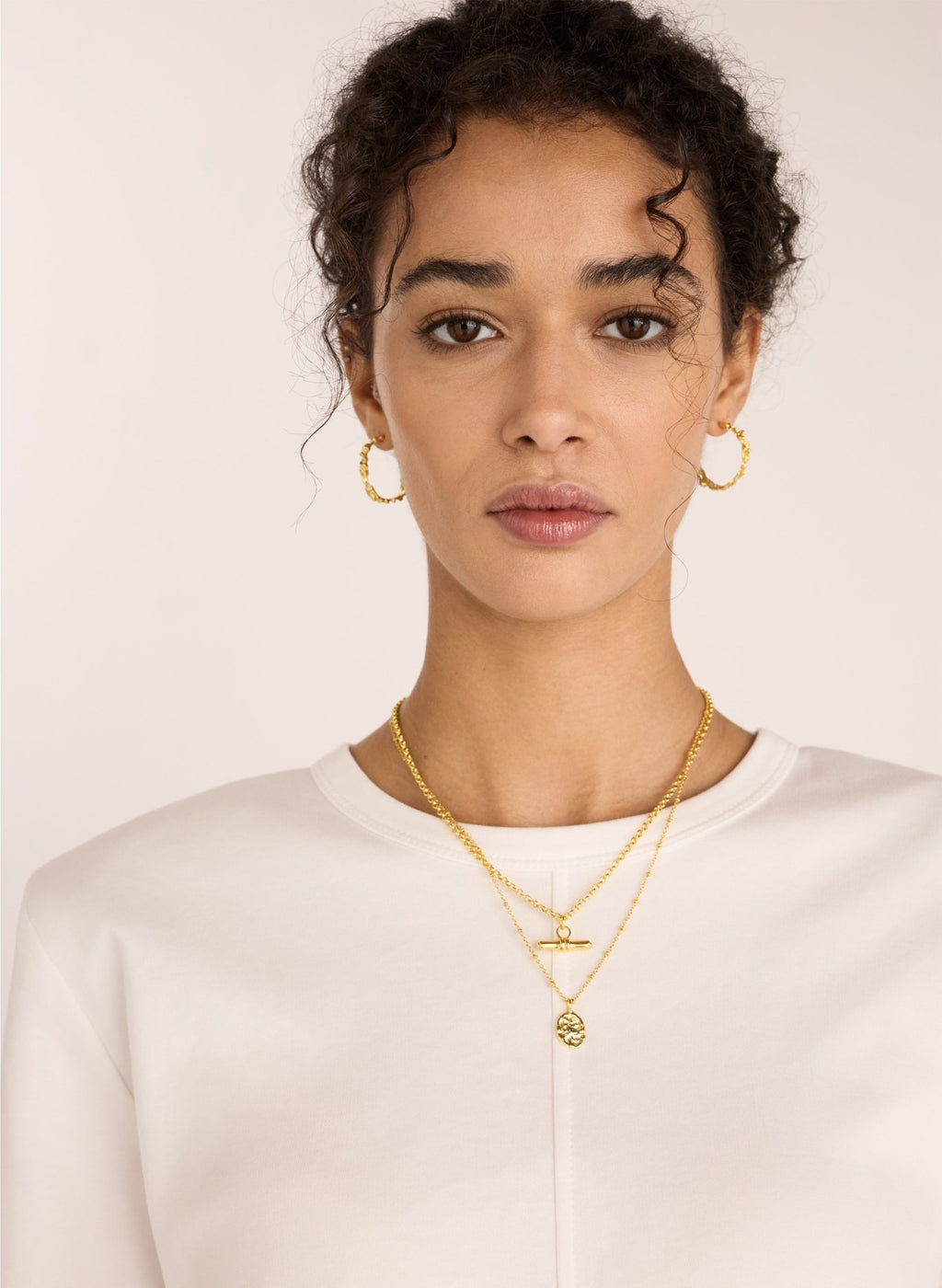 Adeline Organic Shoulder Pad Top - Pure White Baukjen