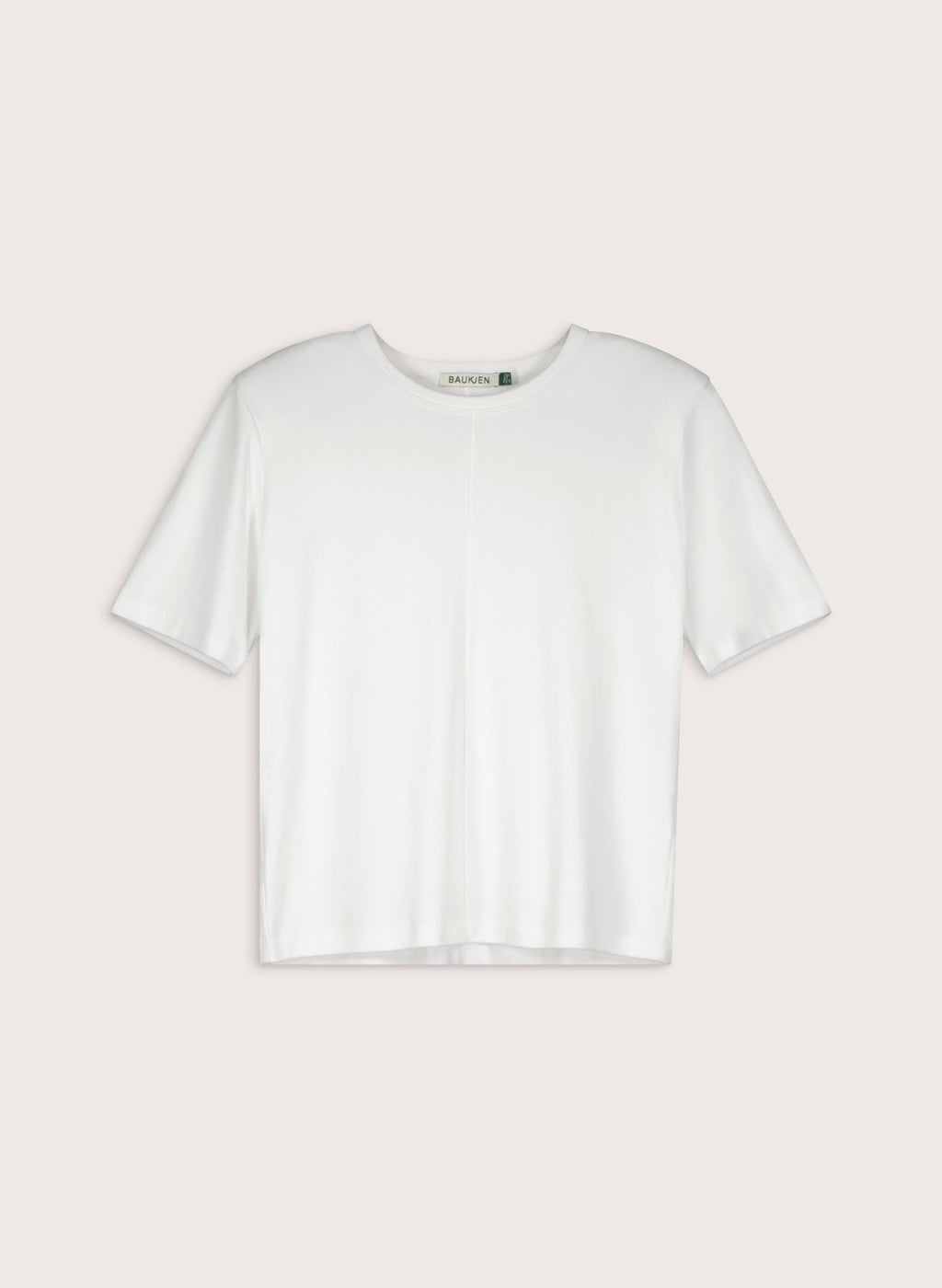 Adeline Organic Shoulder Pad Top - Pure White Baukjen