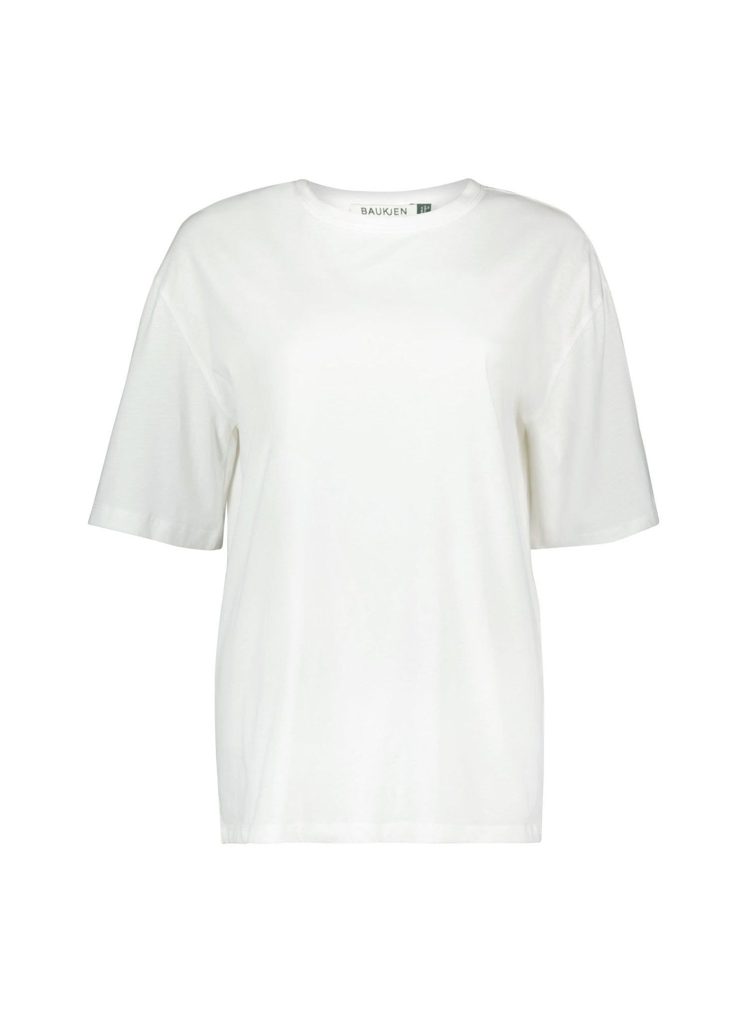 Alana Relaxed Tee - Pure White Baukjen