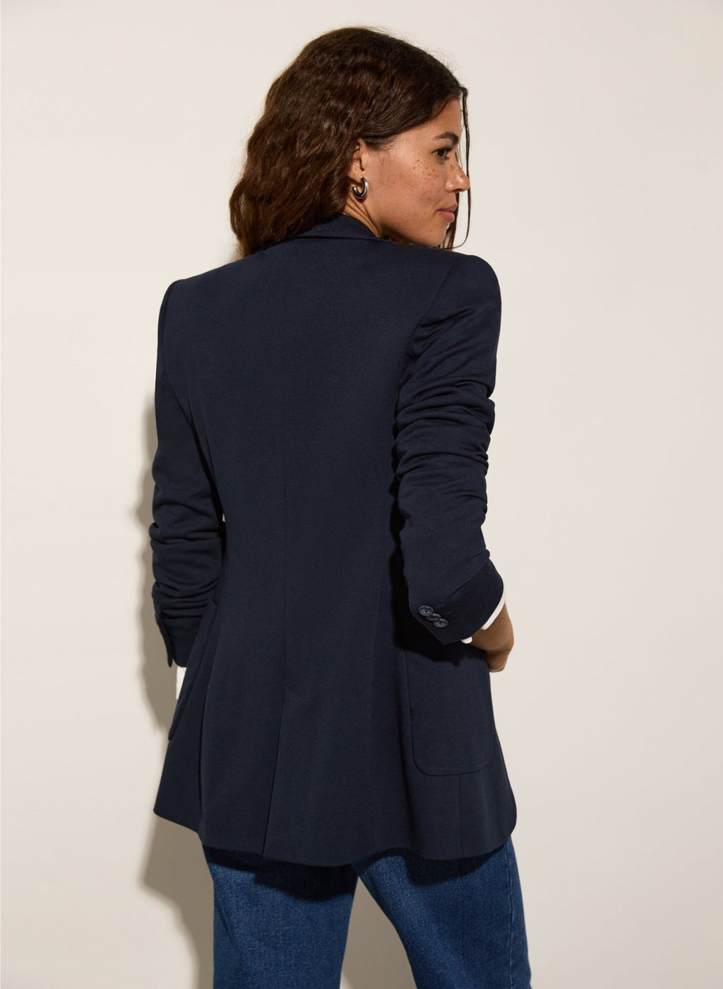 Alanis Ponte Blazer - Classic Navy Baukjen