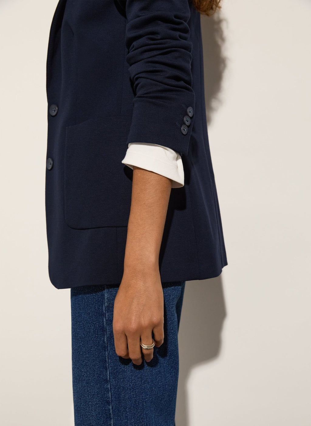 Alanis Ponte Blazer - Classic Navy Baukjen