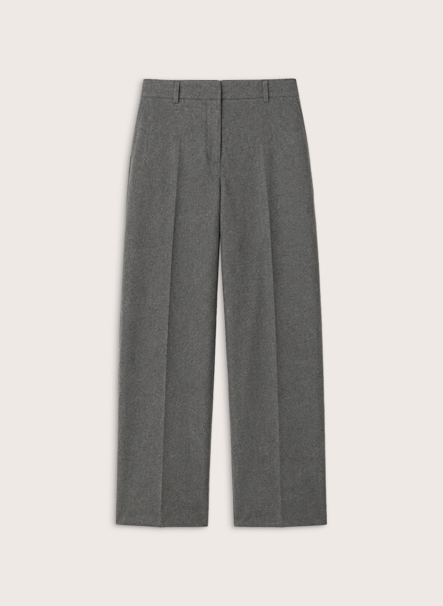 Alex Tailored Barrel Leg Trousers - Pale Khaki Baukjen