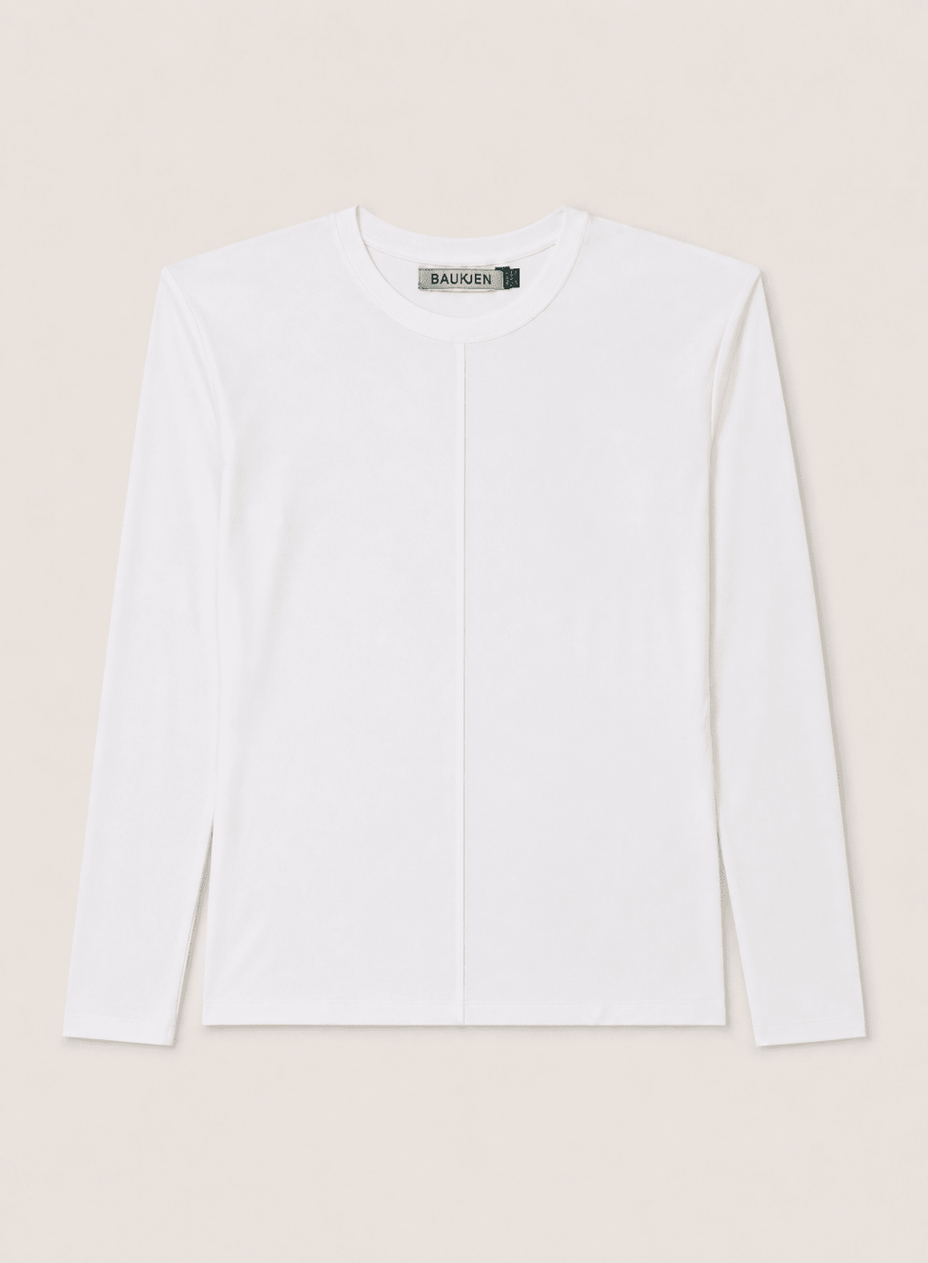 Alexa Strong Shoulder Top - White Baukjen